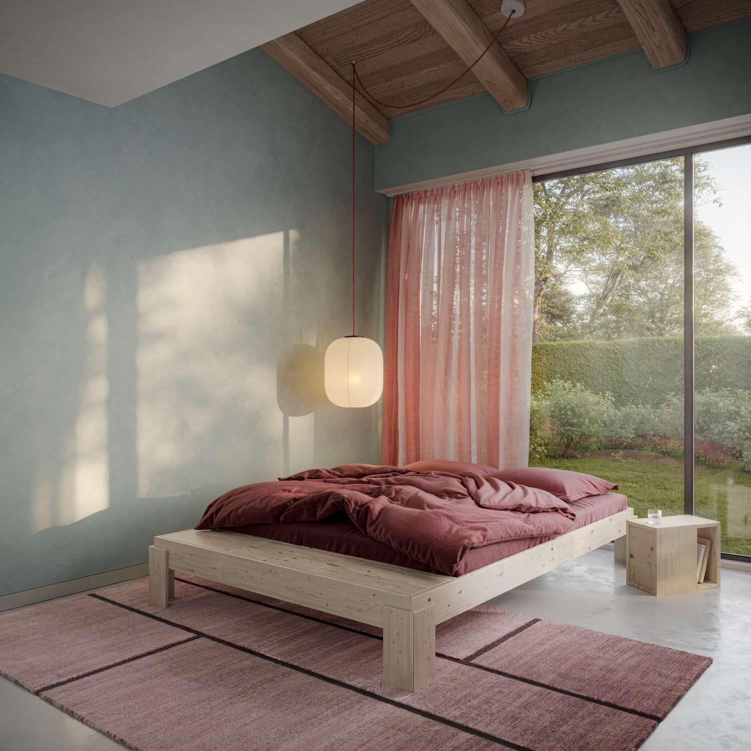 Karup Design Beistelltisch »GRAB-IT Stuhl, Hocker, Ablage, Aufbewahrung, Wandregal, Abstelltisch«, Beistelltisch mit Stauraum, Mehrzweck, zum Mitnehmen, Kiefer massiv