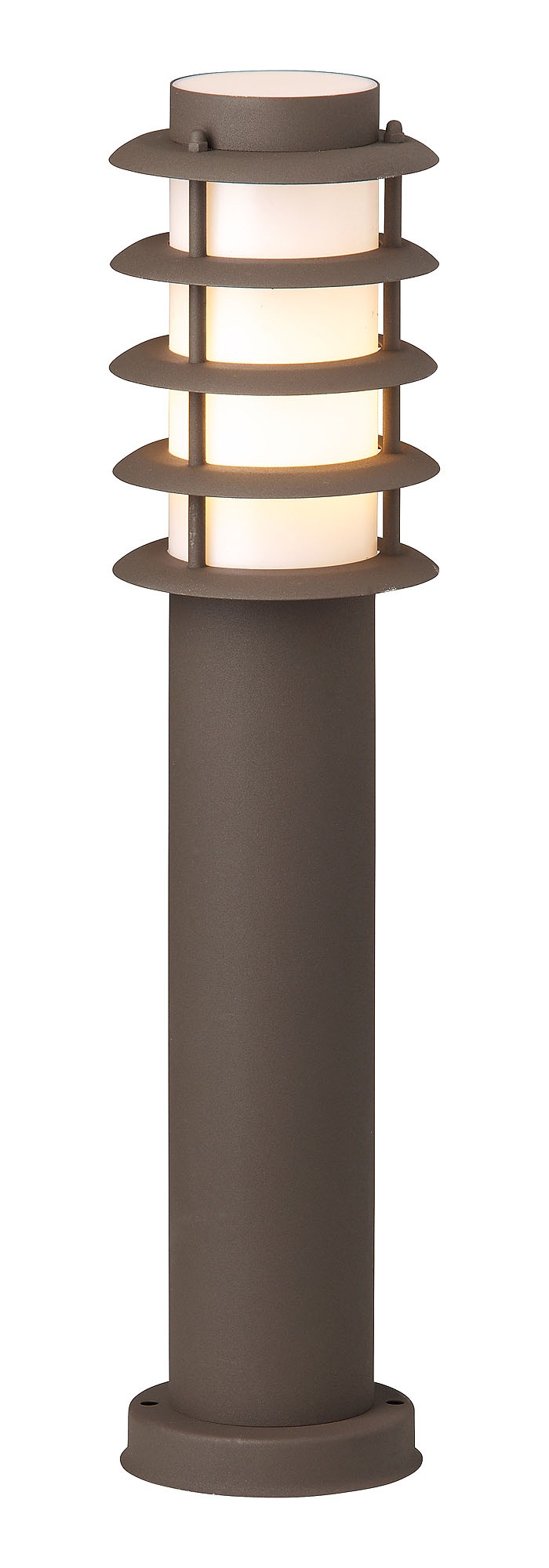 Brilliant Leuchten Sockelleuchte Oskar, E27, 1 St., Außensockelleuchte 51cm rostfarbend