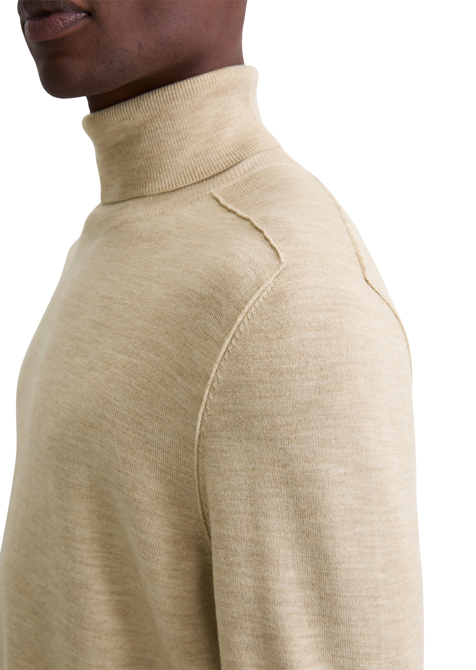 Marc O'Polo Rollkragenpullover »aus weicher Merinowolle«
