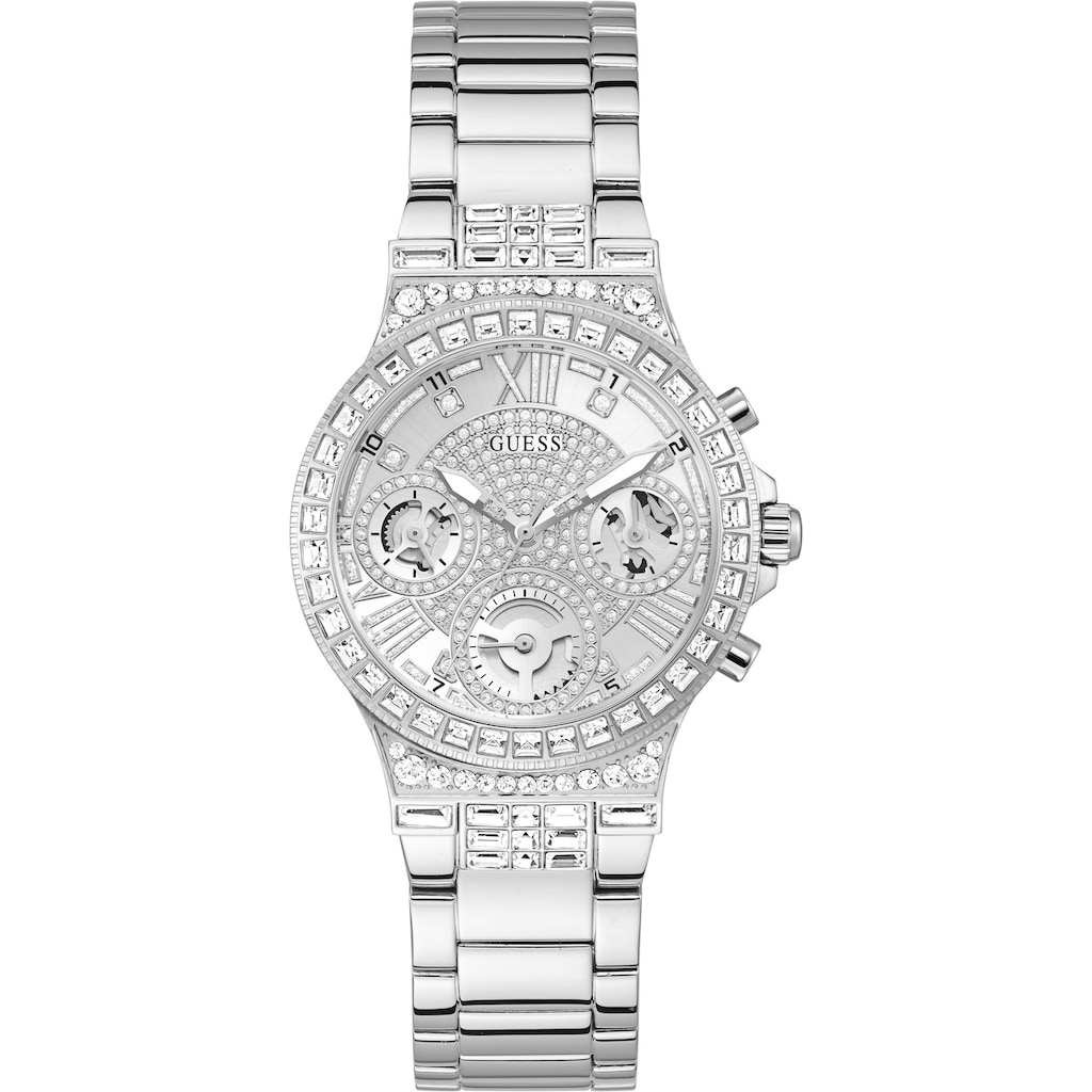 Guess Quarzuhr »GW0320L1, MOONLIGHT«, Armbanduhr, Damenuhr