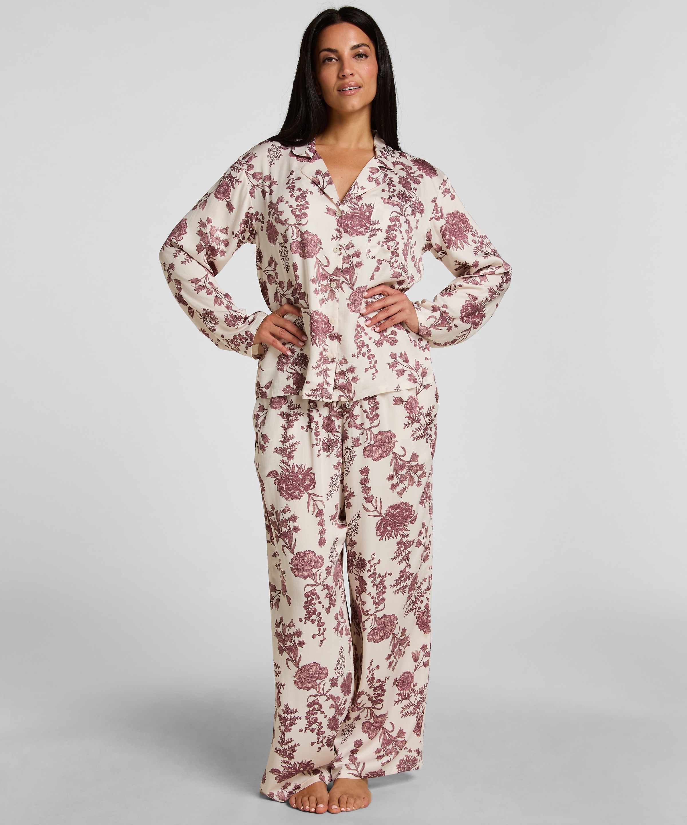 Hunkemöller Pyjama »Jacket Woven Print«