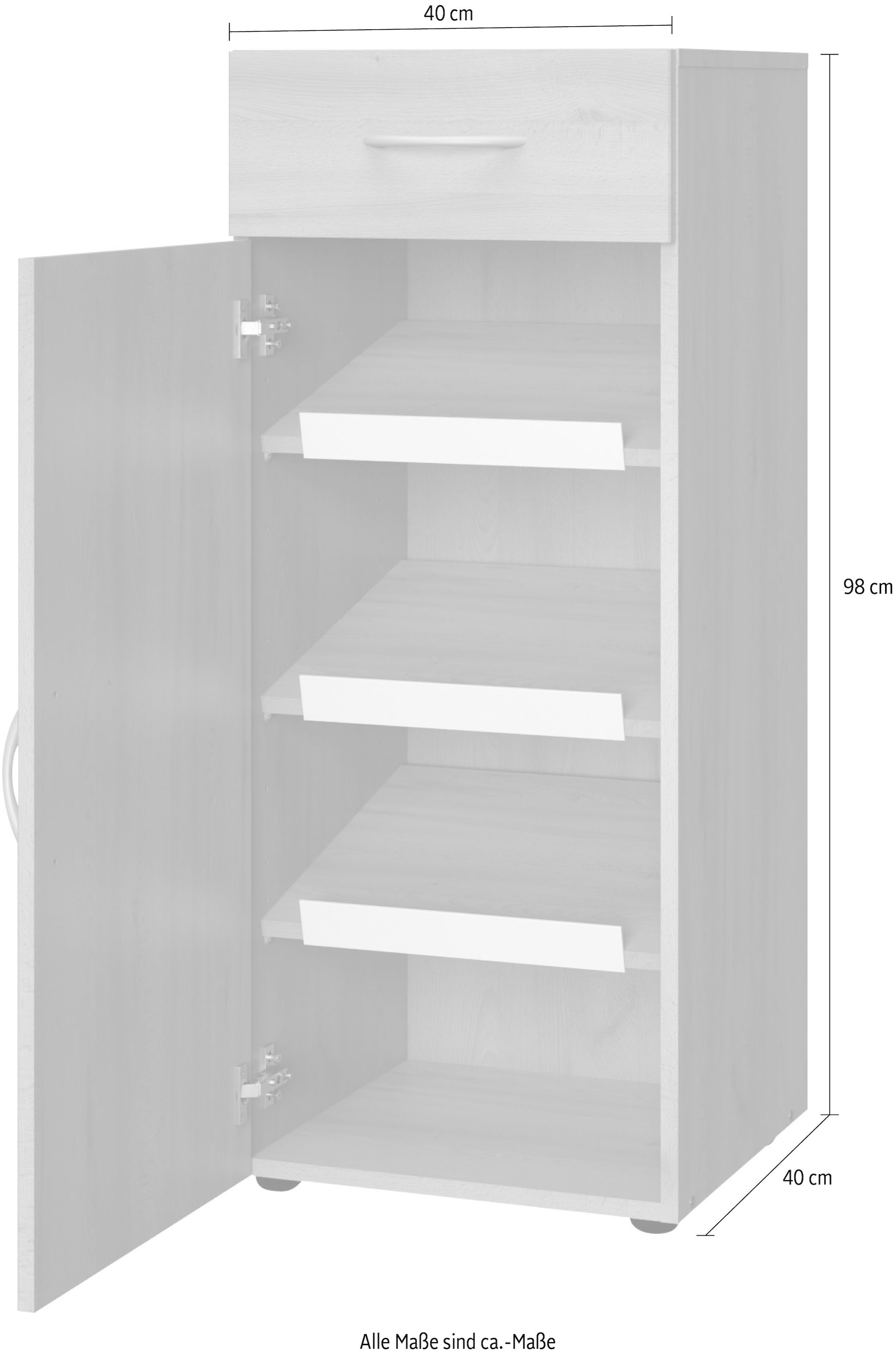 Wimex Kommode »Multiraumkonzept«, Breite 40 cm