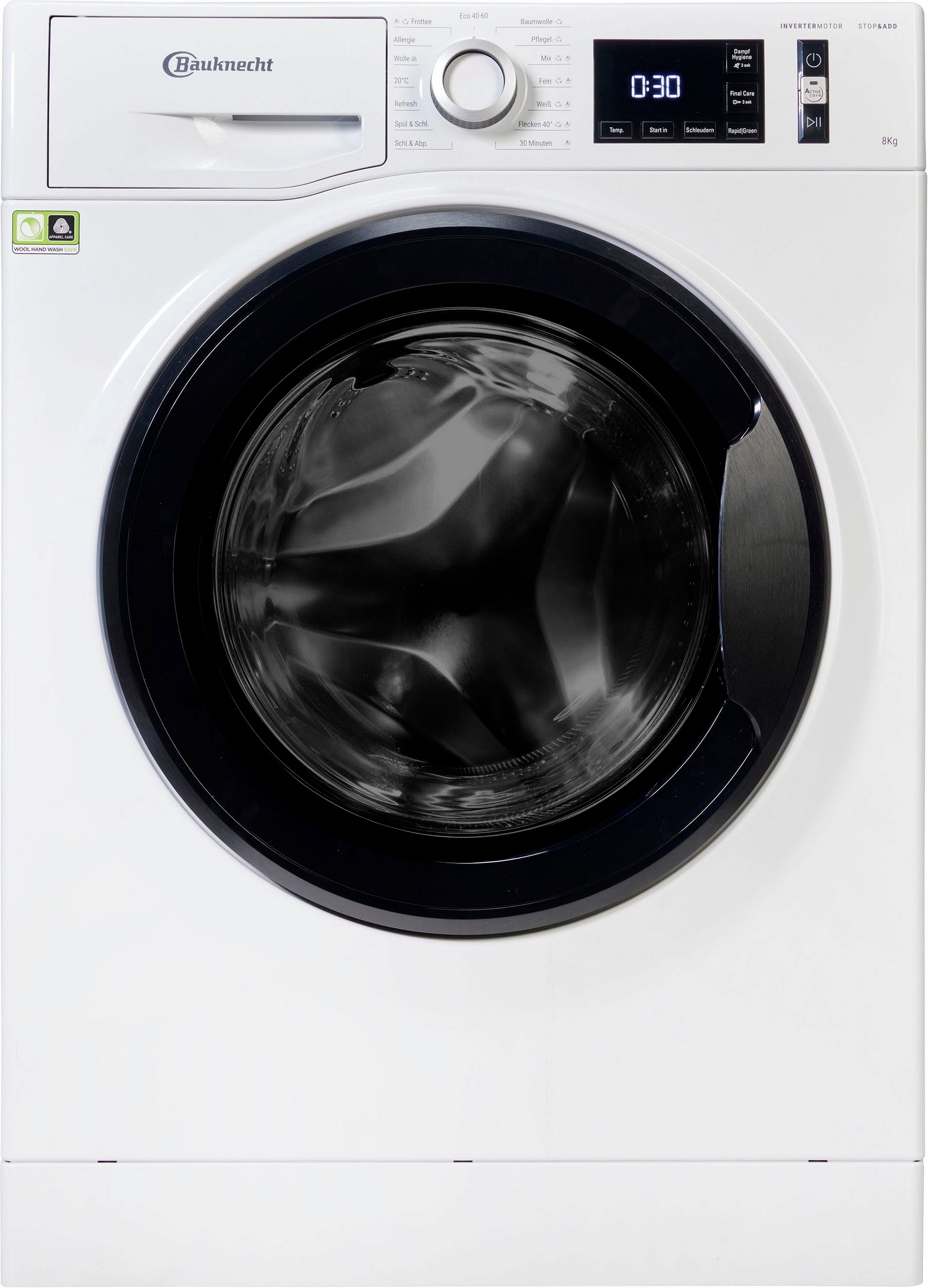 BAUKNECHT Waschmaschine, SUPER 1400 8 U/min, Jahre | BAUR ECO kg, Herstellergarantie bestellen 8464A, 4
