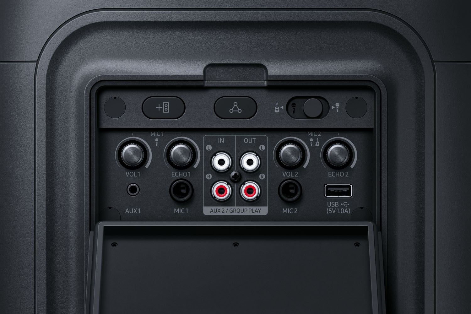 Samsung Party-Lautsprecher »Sound Tower MX-ST40F (2025)« 2.0 (Bluetooth Bassregelung | Beleuchtungseffekte | Lautstärkeregelung | Pairing | USB-Wiedergabe 160 W)