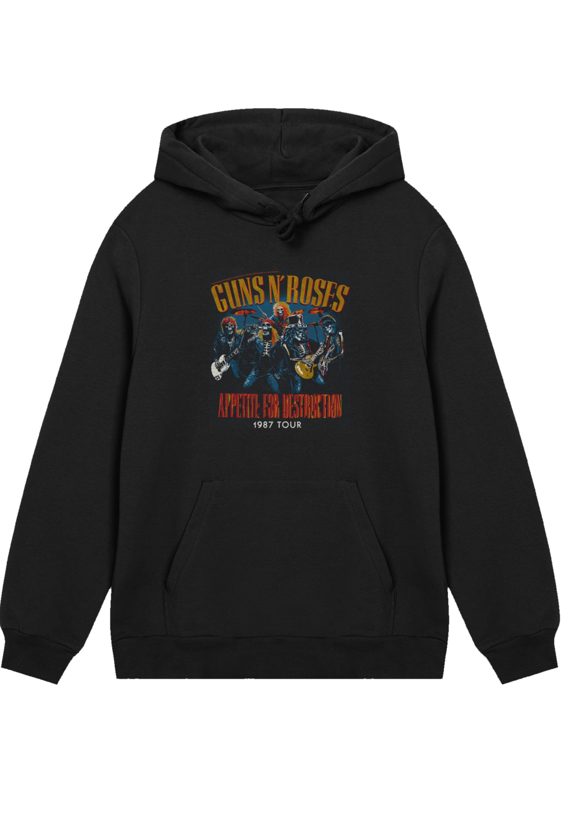 F4NT4STIC Kapuzenpullover "Guns N Roses 1987 Tour Vintage Rock", Premium Qu günstig online kaufen