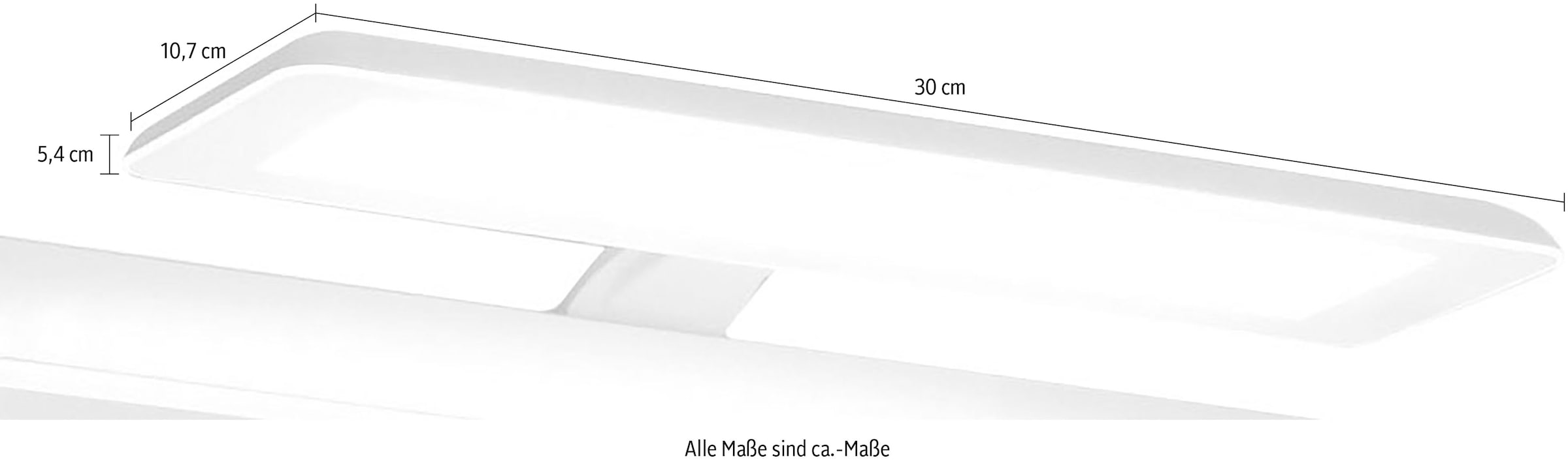 PELIPAL LED Spiegelleuchte »Quickset 923«, Breite 30 cm, Lichtfarbe kaltweiß,  Aufbauleuchte weiß kaufen | BAUR