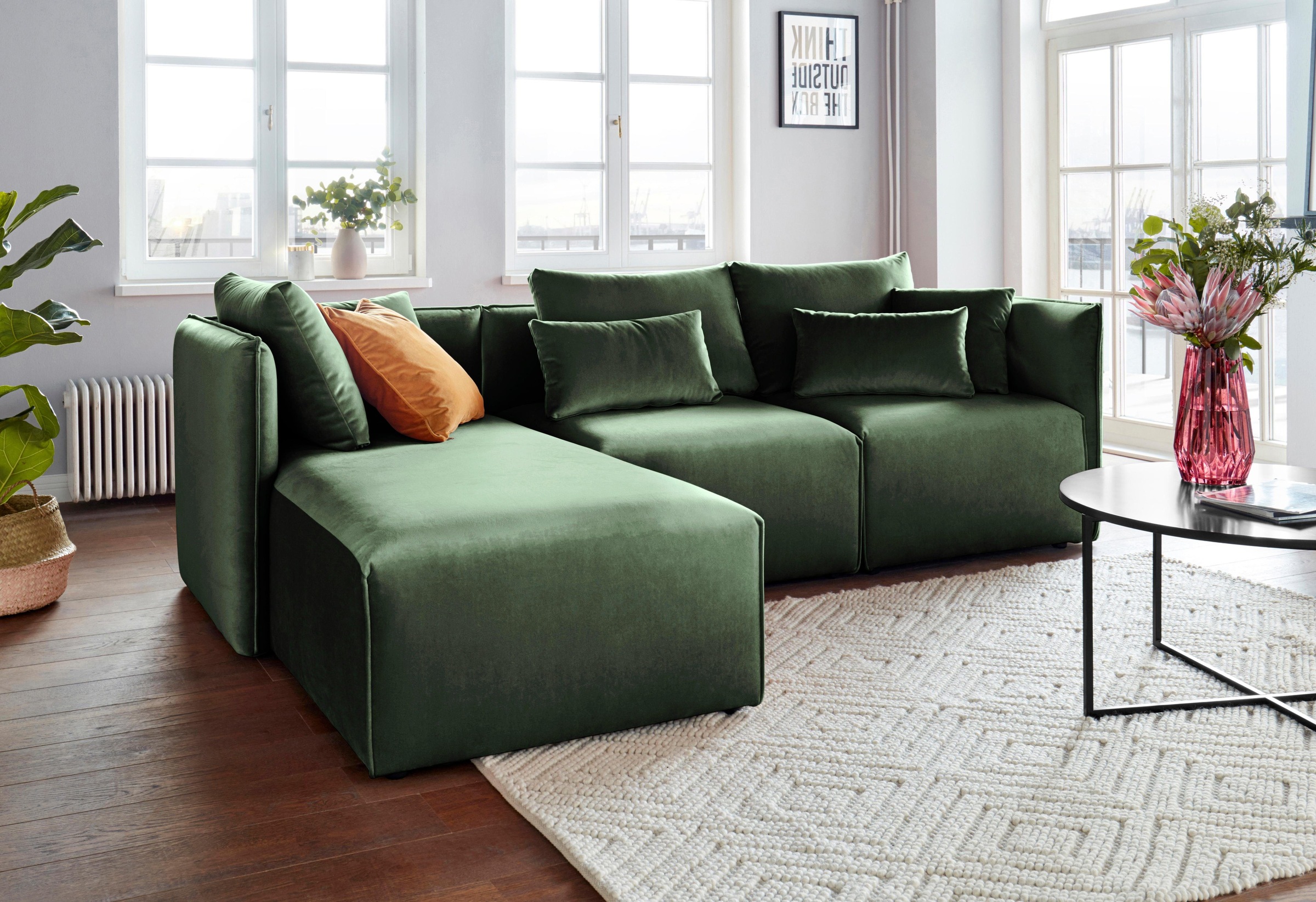 OTTO home Ecksofa "Nöre L-Form" 3 Teile, in vielen Bezugsqualitäten und Far günstig online kaufen