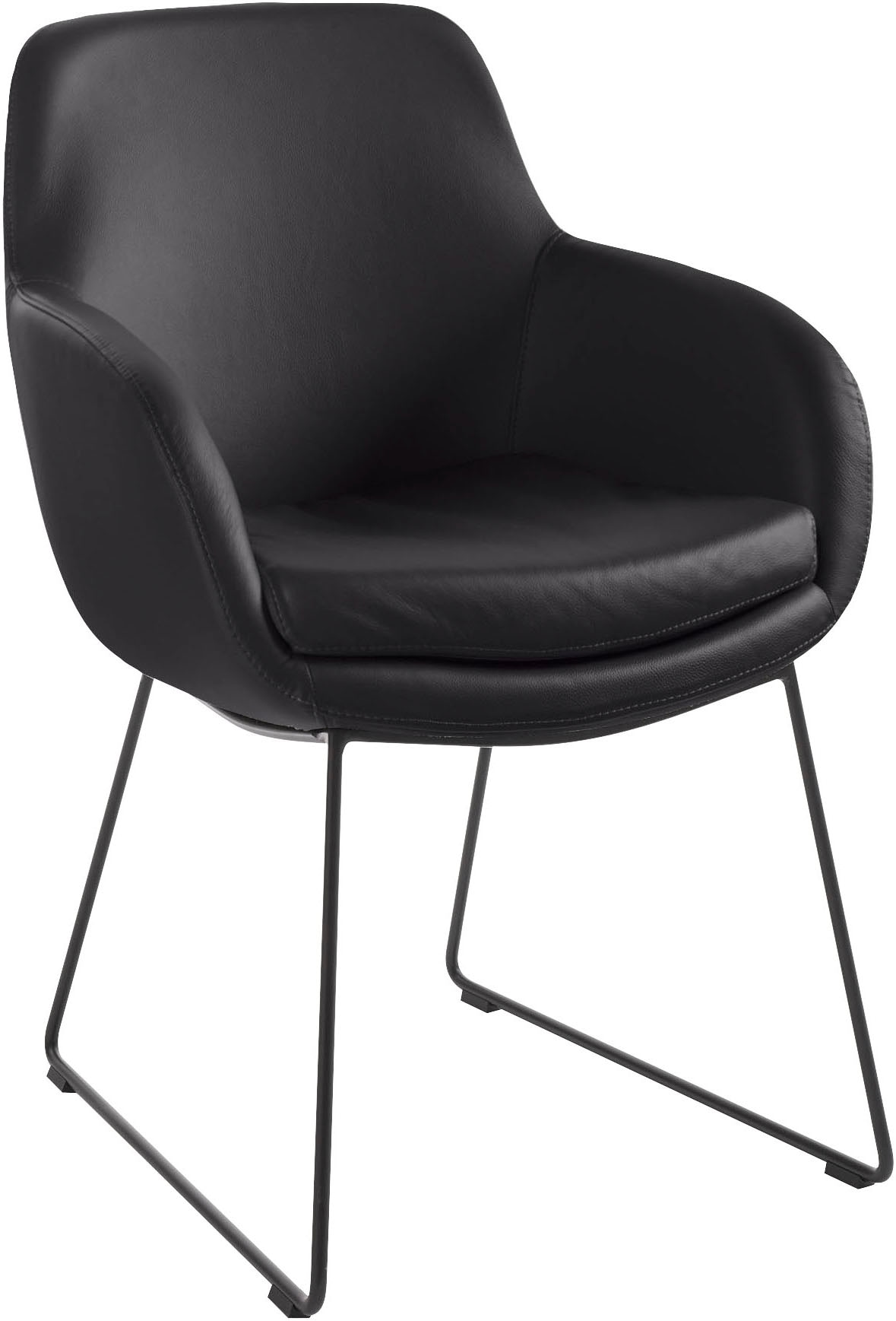 Esszimmerstuhl MUSTERRING, B:62cm H:86cm T:66cm, schwarz, Stühle, "Tavia"