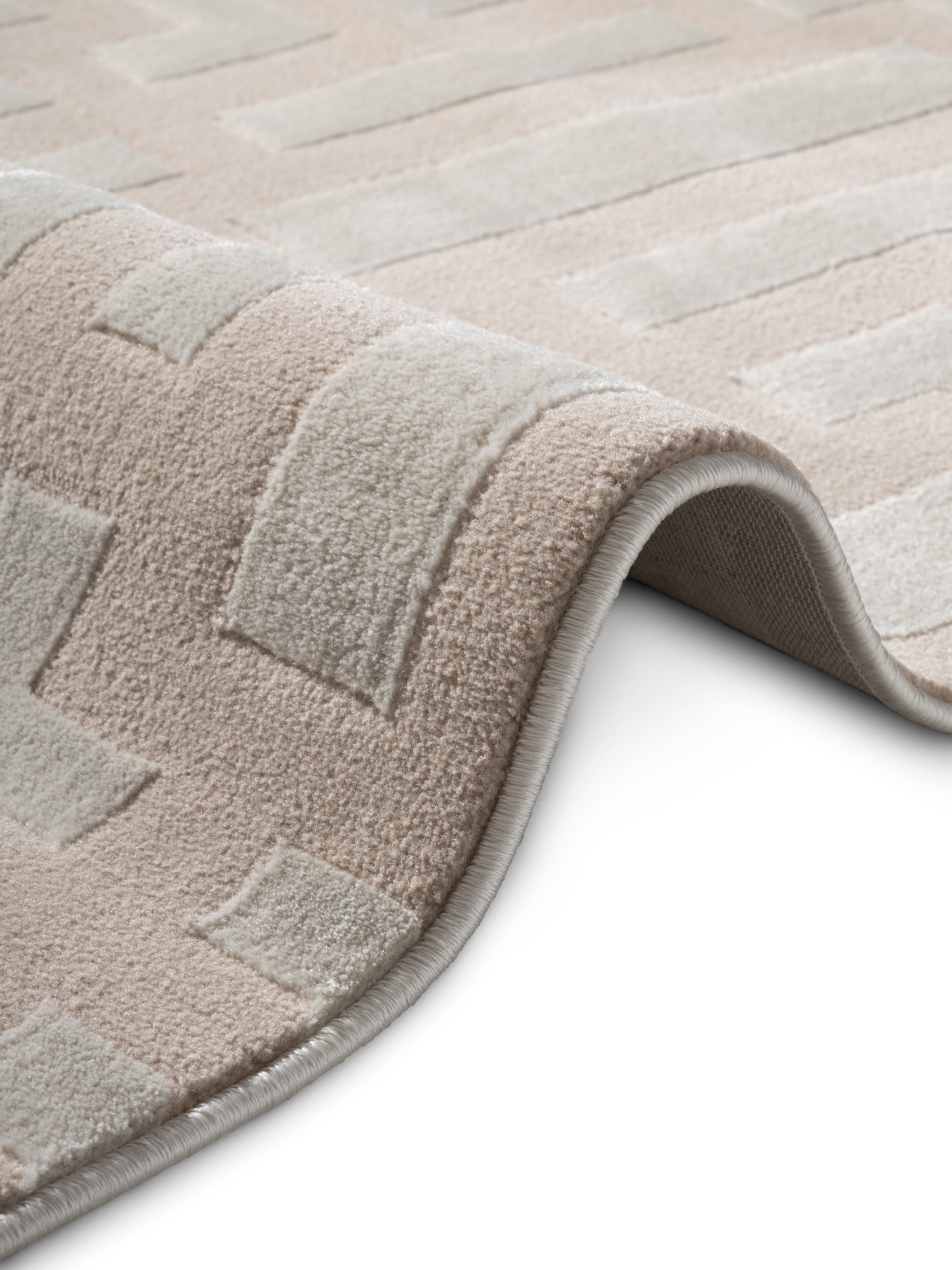 ELLE DECORATION Designteppich »Onyx«, rechteckig, 9 mm Höhe, Wohnzimmer, Schlafzimmer, Läufer, Hoch-Tief Effekt, Flur, Glanz
