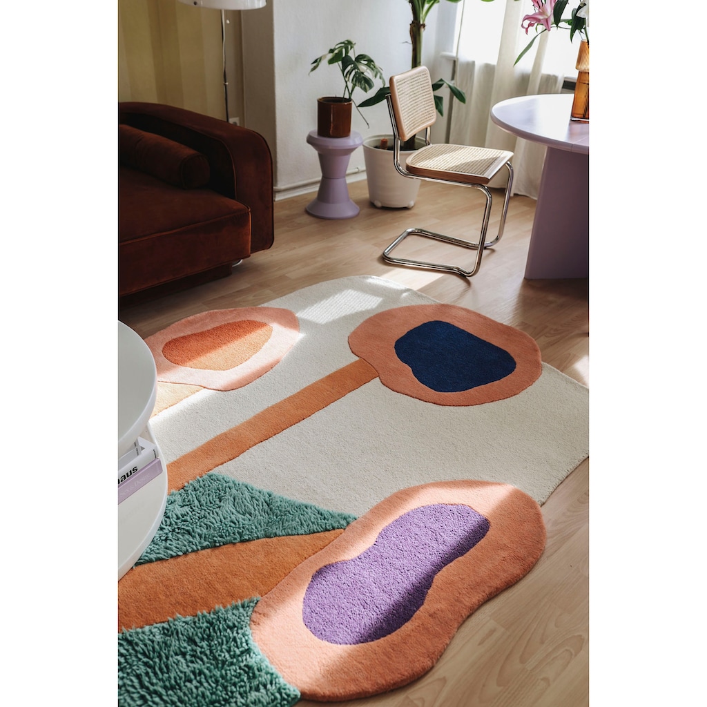 TOM TAILOR HOME Designteppich »Bings Colorful Poppy«, rechteckig