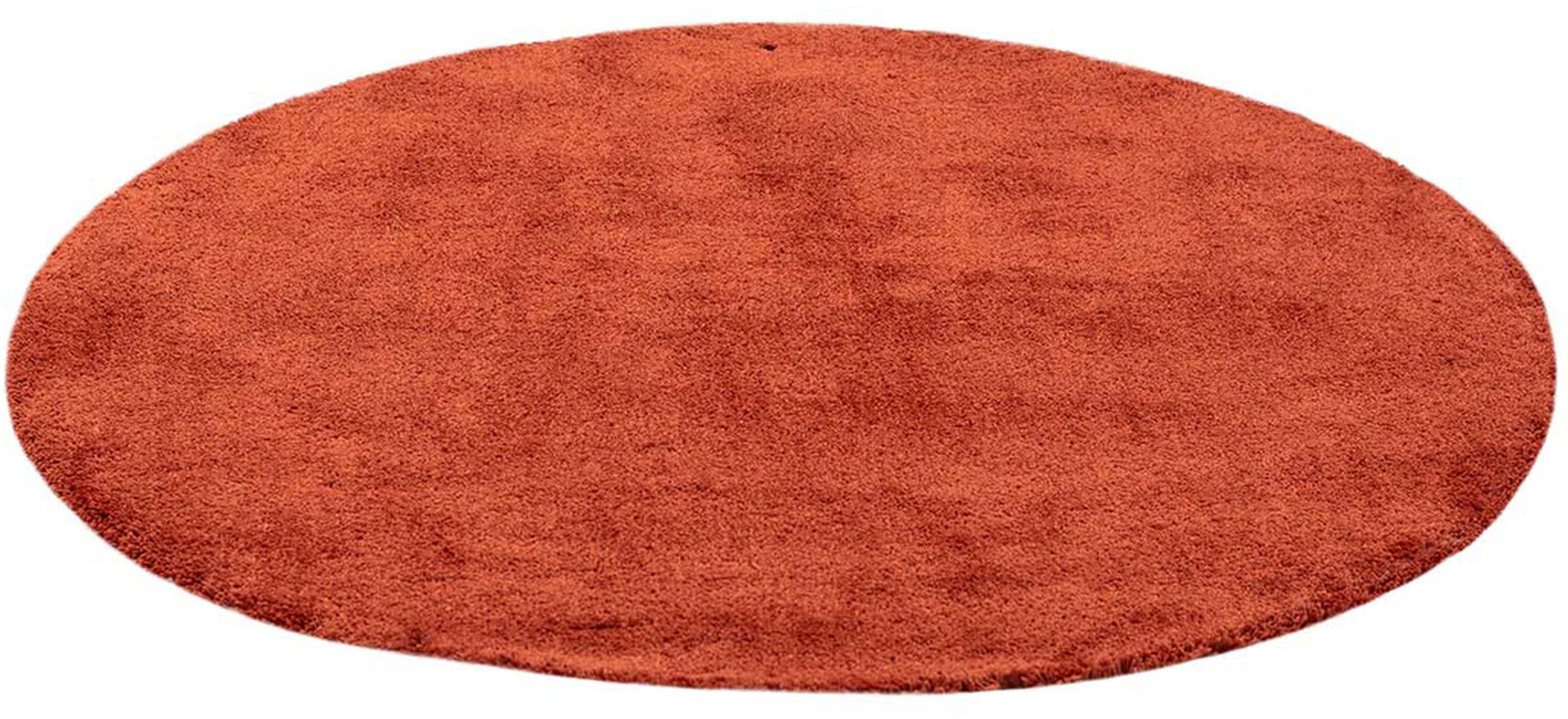 TOM TAILOR HOME Hochflor-Teppich »Shaggy Teppich Cozy«, rund, 25 mm Höhe, Uni Farben, auch in Pastell Farben, weich & kuschelig