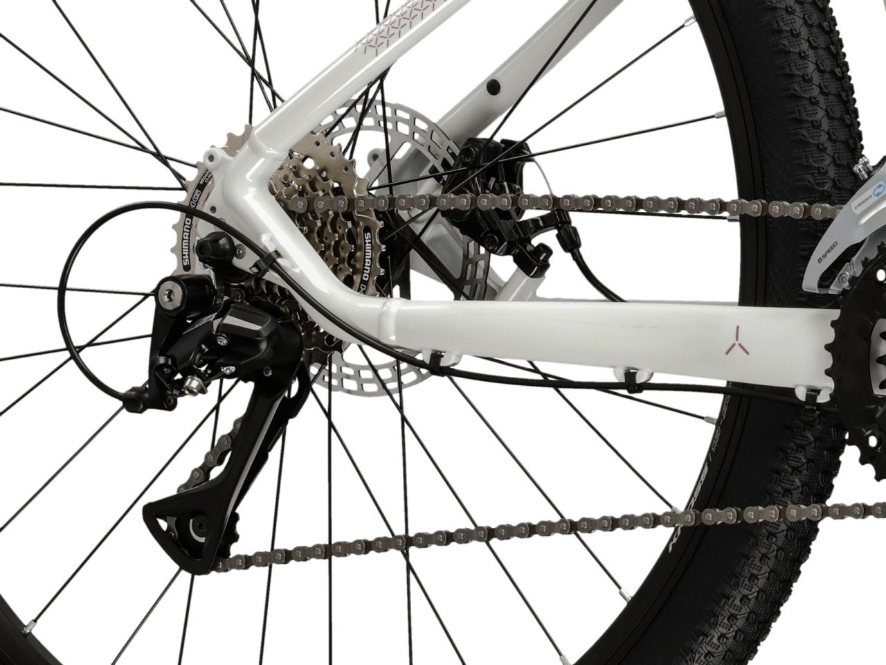 Kross Mountainbike »KROSS Mountainbike Hardtail 27,5" LEA 3.0 weiß 16 Gänge« 16 Gang Shimano ACERA M3020 Schaltwerk Kettenschaltung