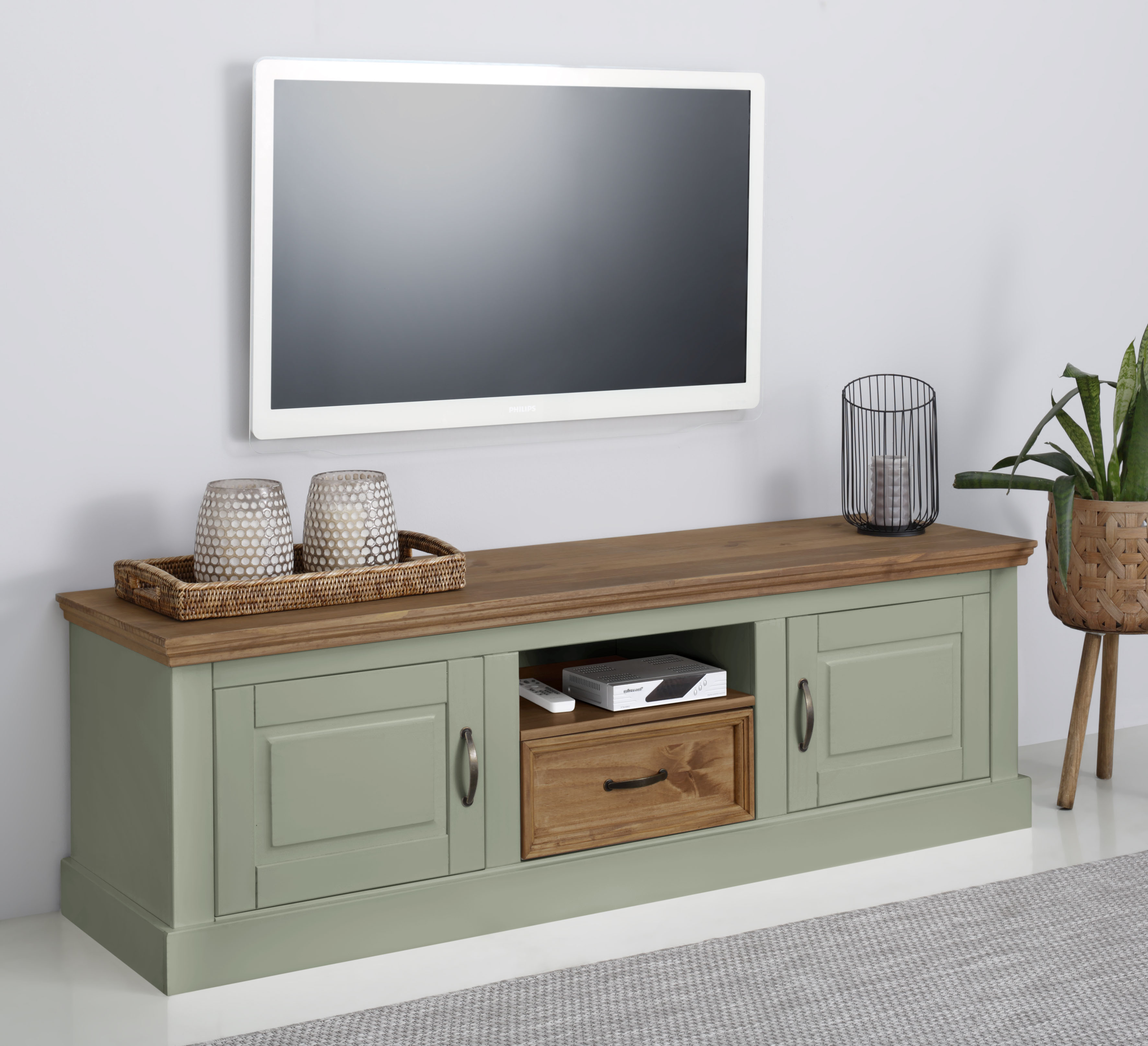 OTTO home Lowboard "Selma" TV-Kommode, Breite 160 cm, 1 Schubkasten, 2 Türen