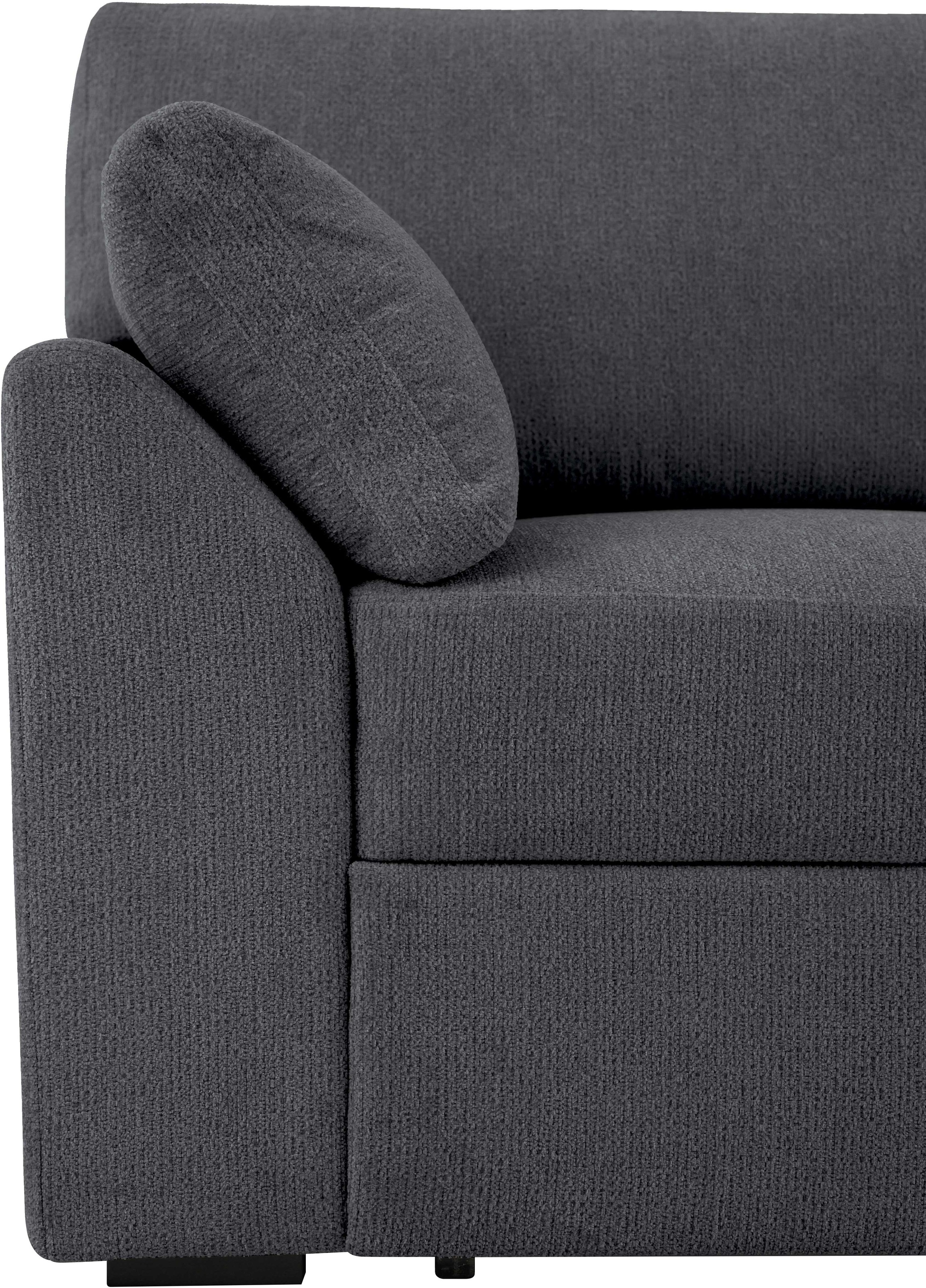 Home affaire Ecksofa »Citry«, (304 St.), Breite 242 cm, Chenille, Bettfunktion, Bettkasten, L-Form