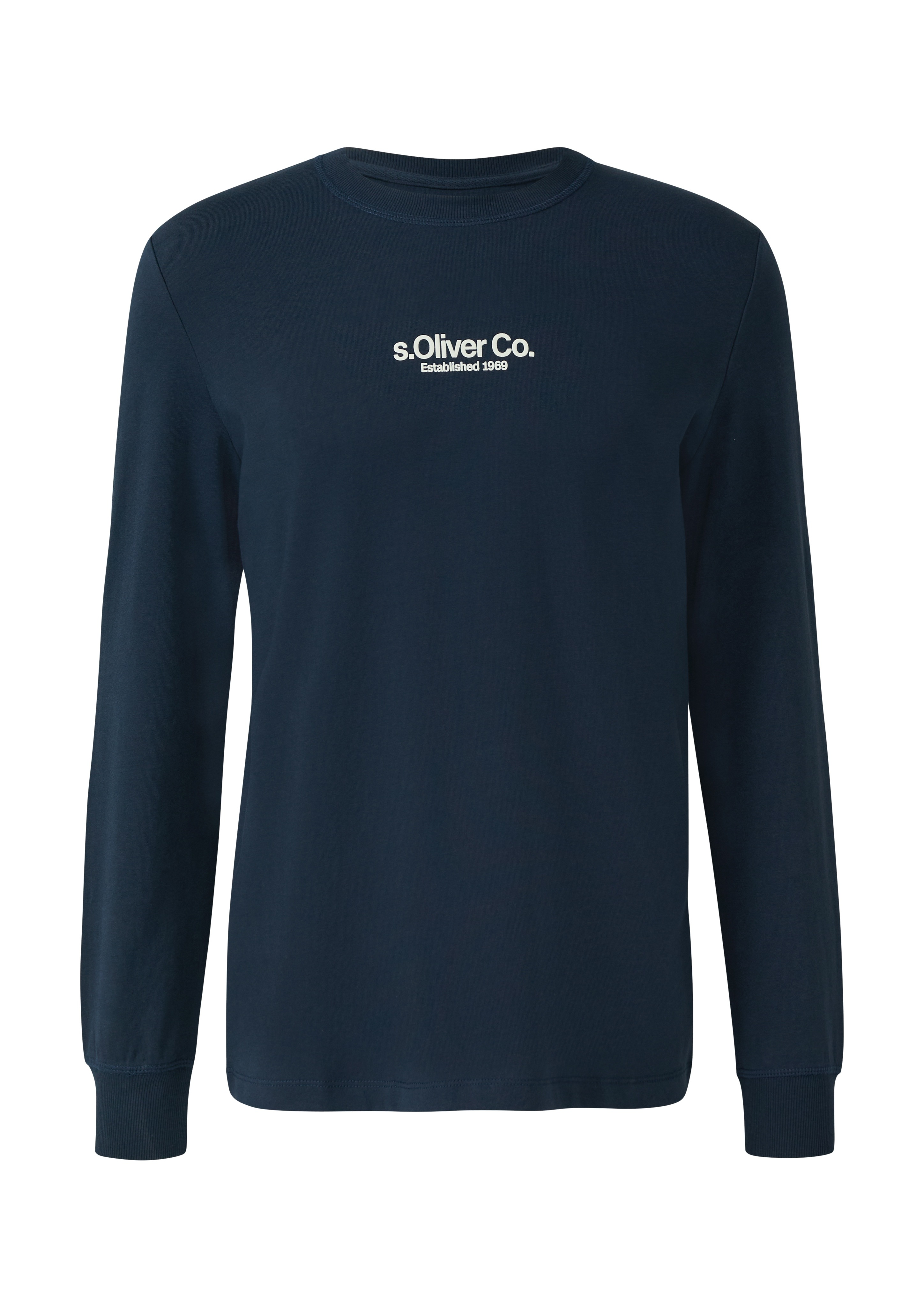 Thumbnail - s.Oliver Langarmshirt mit Logo Schriftzug