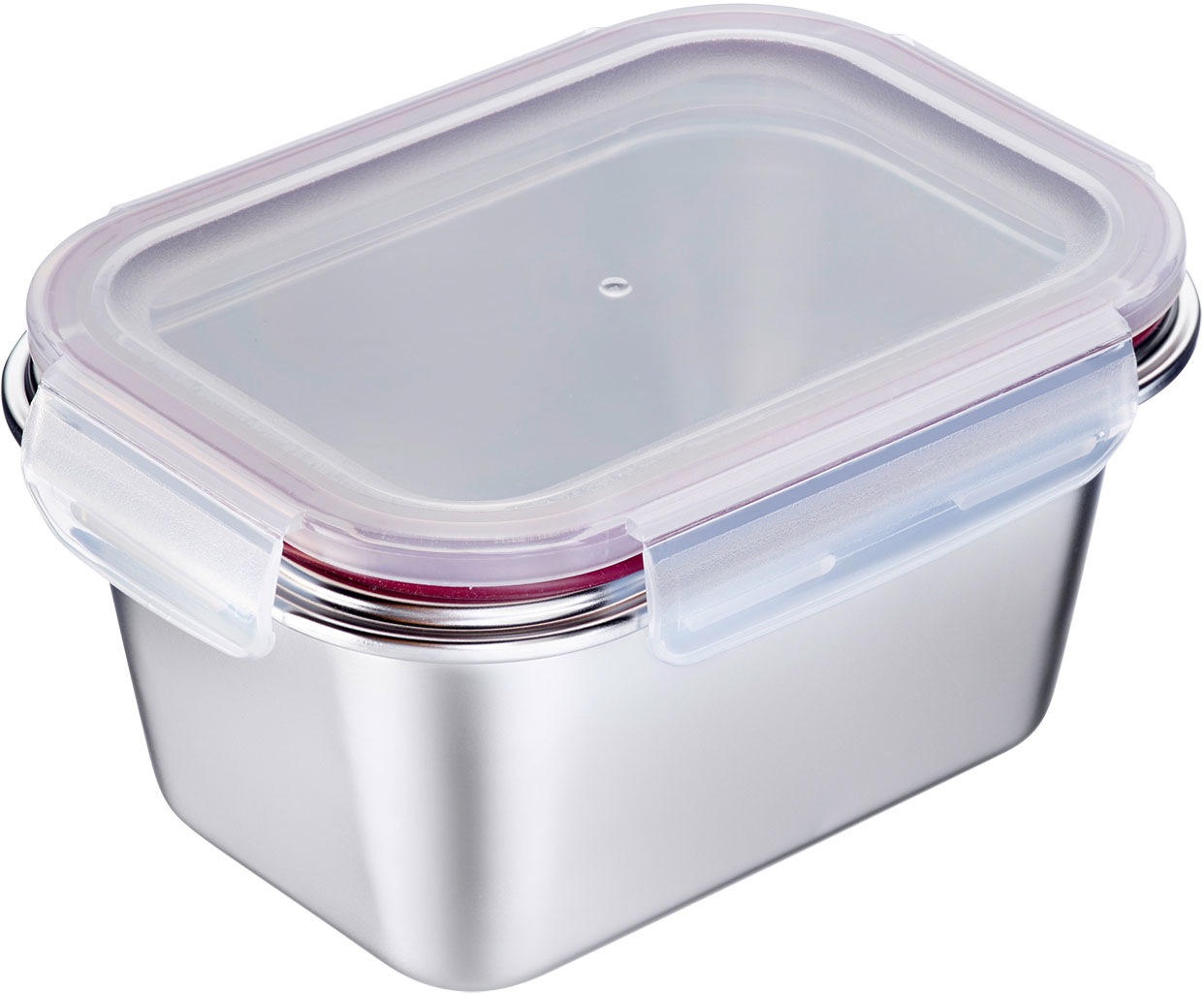 WESTMARK Lunchbox "Edelstahl Lunch Box/ Frischhaltedose, 1000 ml" auslaufsichere Brotdose – mikrowellen- & ofenfest