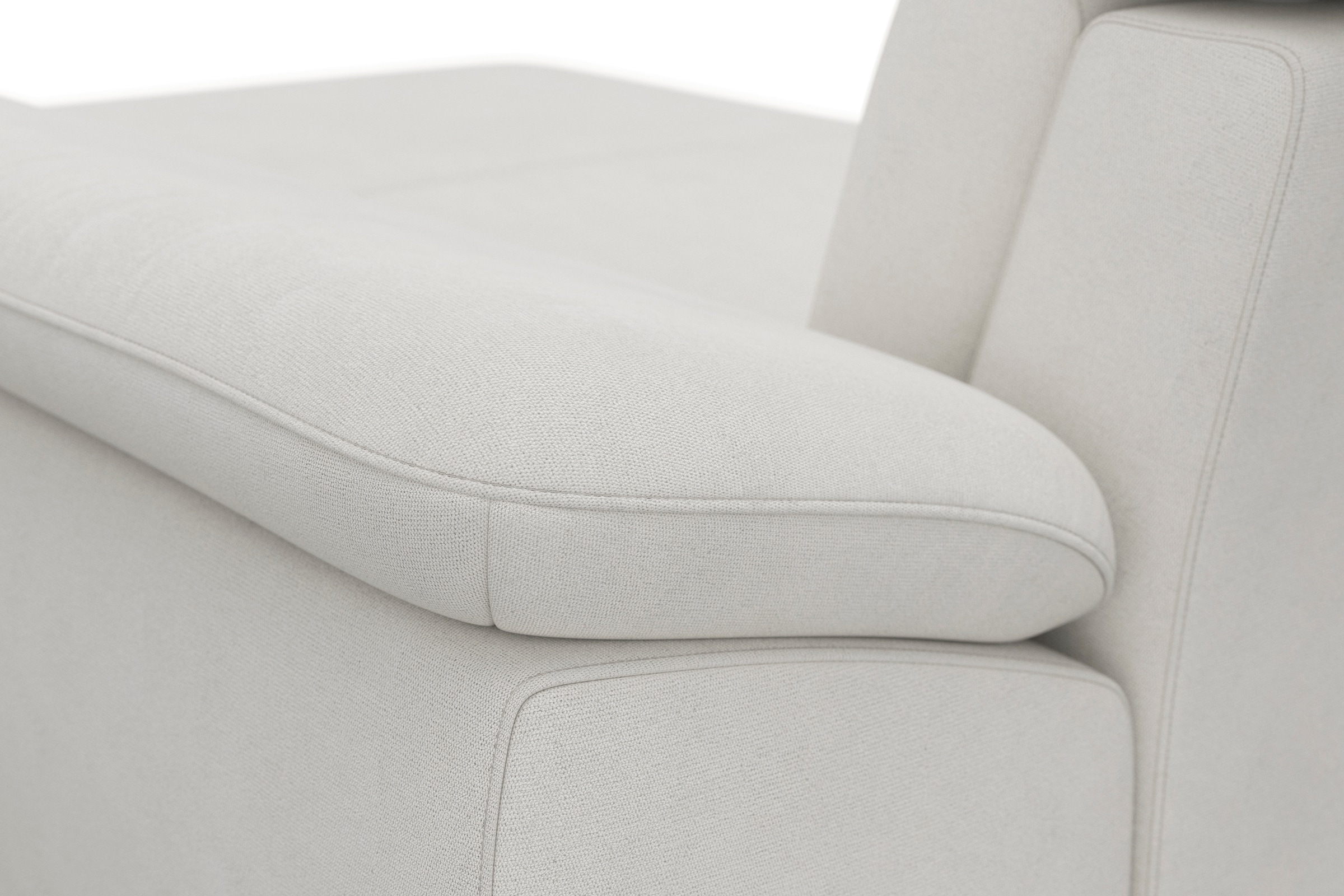 sit&more Wohnlandschaft »Cabrio U-Form, mit Sitztiefenverstellung, Arm- und Kopfteilverstellung«, 3 Nierenkissen, Federkern, optional Bettfunktion und Stauraum