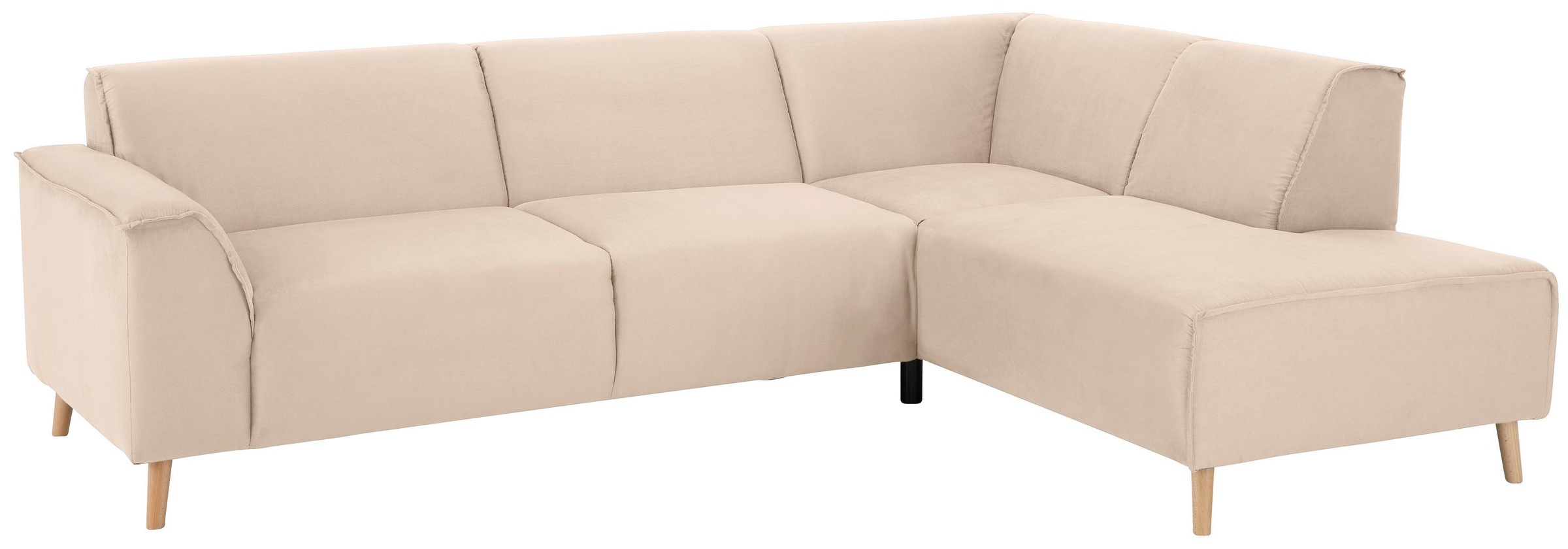Home affaire Ecksofa "Julia zeitlose und elegante Couch, hoher Sitzkomfort, günstig online kaufen