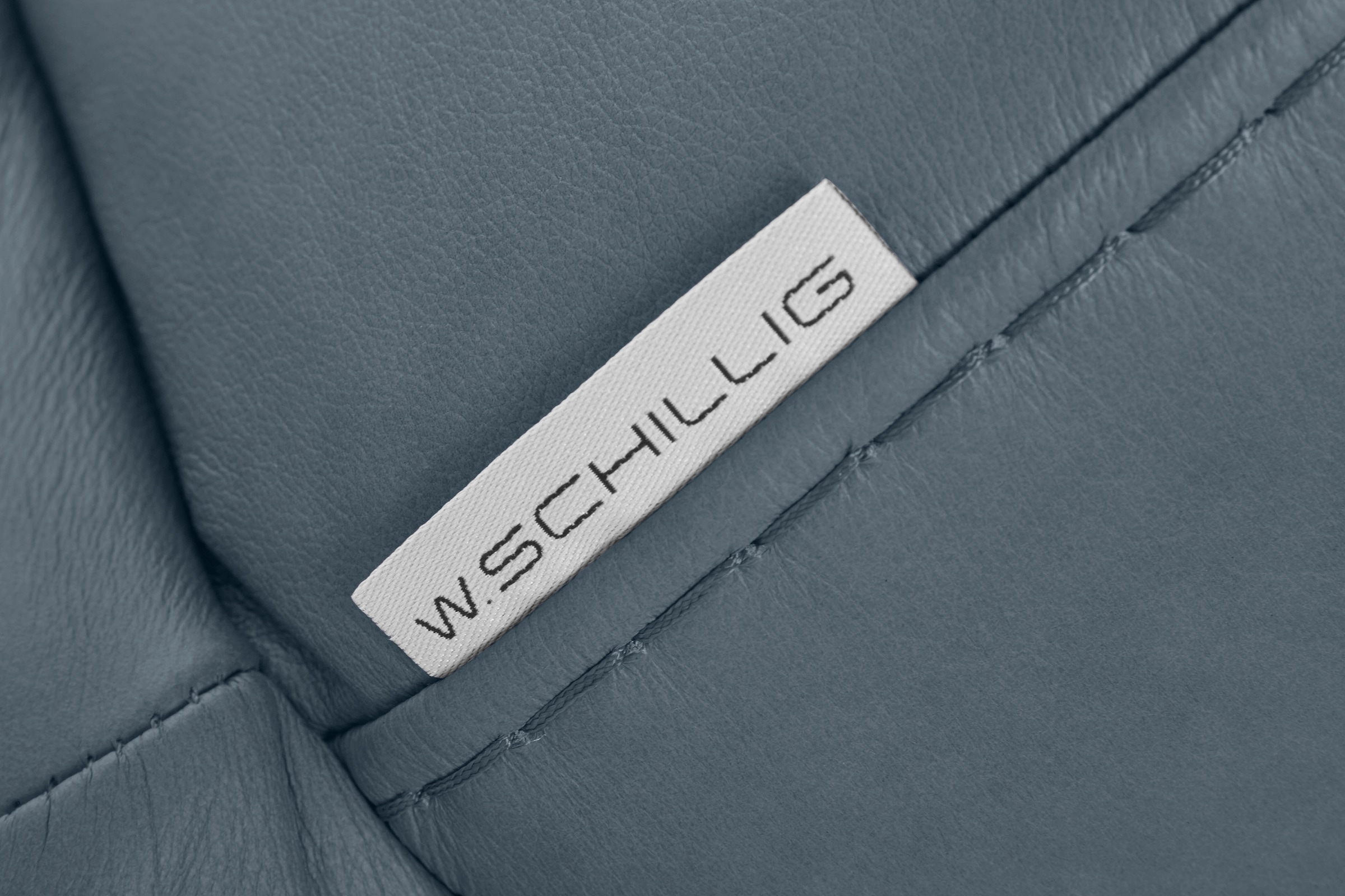 W.SCHILLIG 2,5-Sitzer »montanaa«, mit Metallkufen in Silber matt, Breite 232 cm