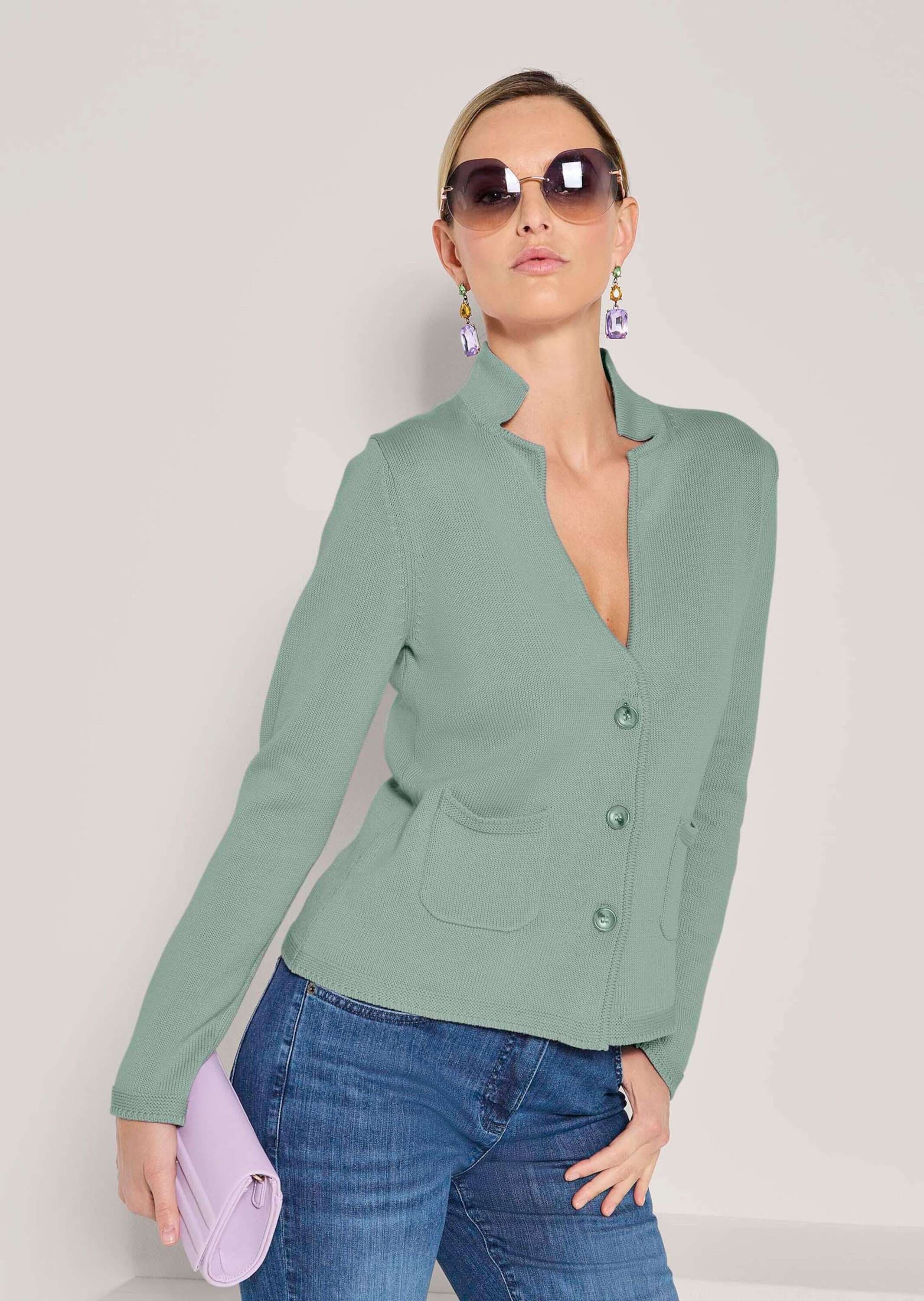 MADELEINE Strickjacke »Strickblazer Strickblazer«