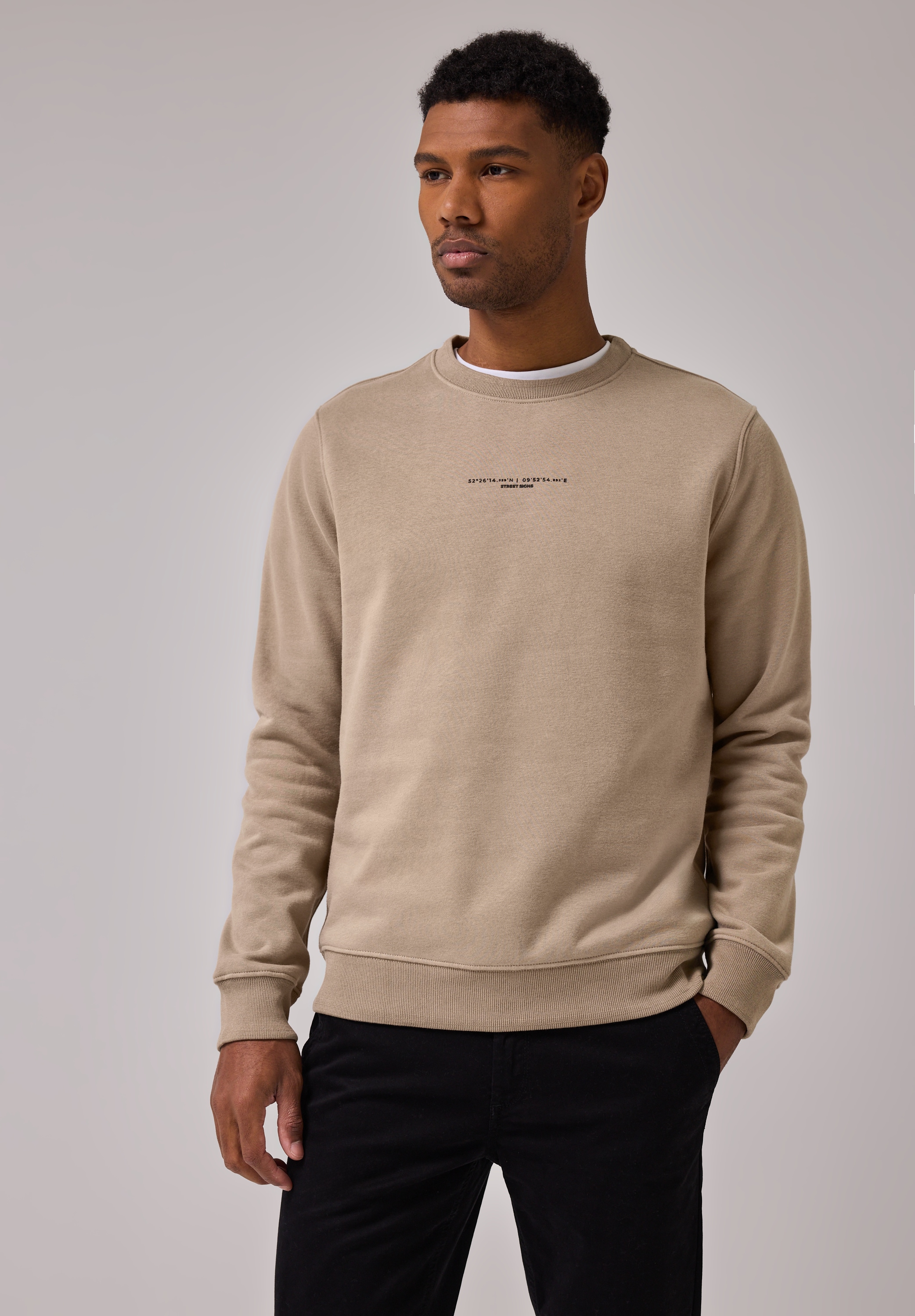 Sweatshirt, im soften Baumwoll-Mix