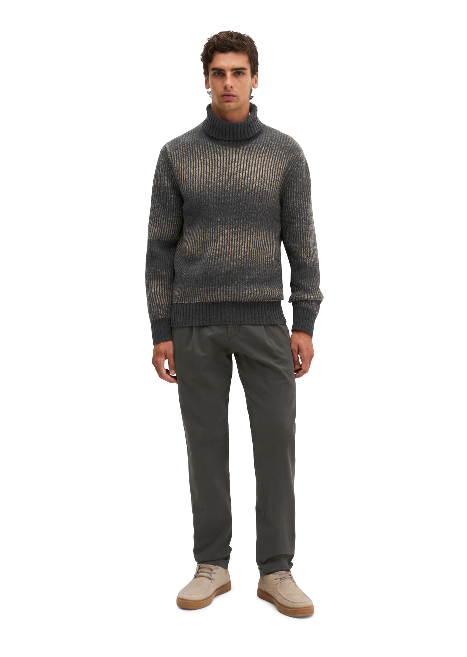 Marc O'Polo Strickpullover »aus weichem Bio-Baumwoll- Schurwoll-Mix«