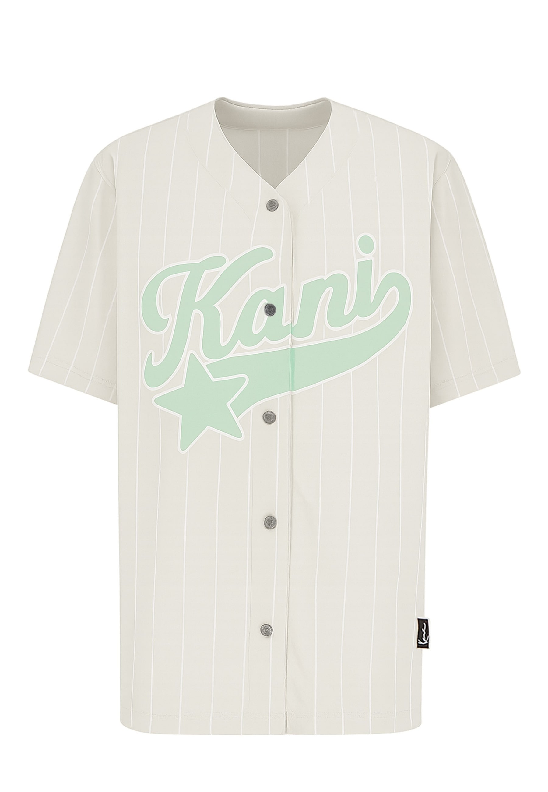 Karl Kani T-Shirt "Karl Kani Woven Signature Pinstripe Baseballshirt" 1 Stk günstig online kaufen