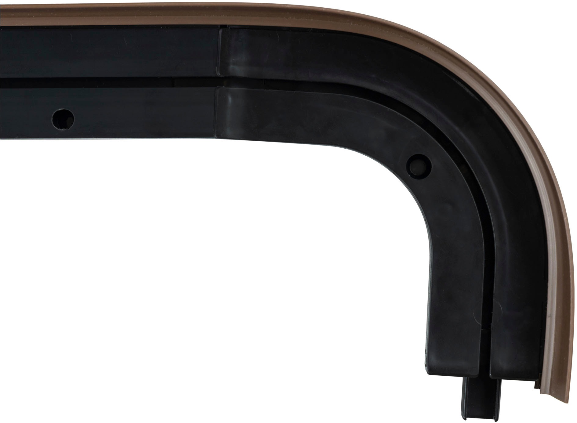 Thumbnail - SN DECO GROUP Vorhangschiene "SH1" 1 läufig-läufig Fixmaß Set 1-läufig,inkl. Rundbögen, Blende 5 cm, vorgebohrt, Innenla...