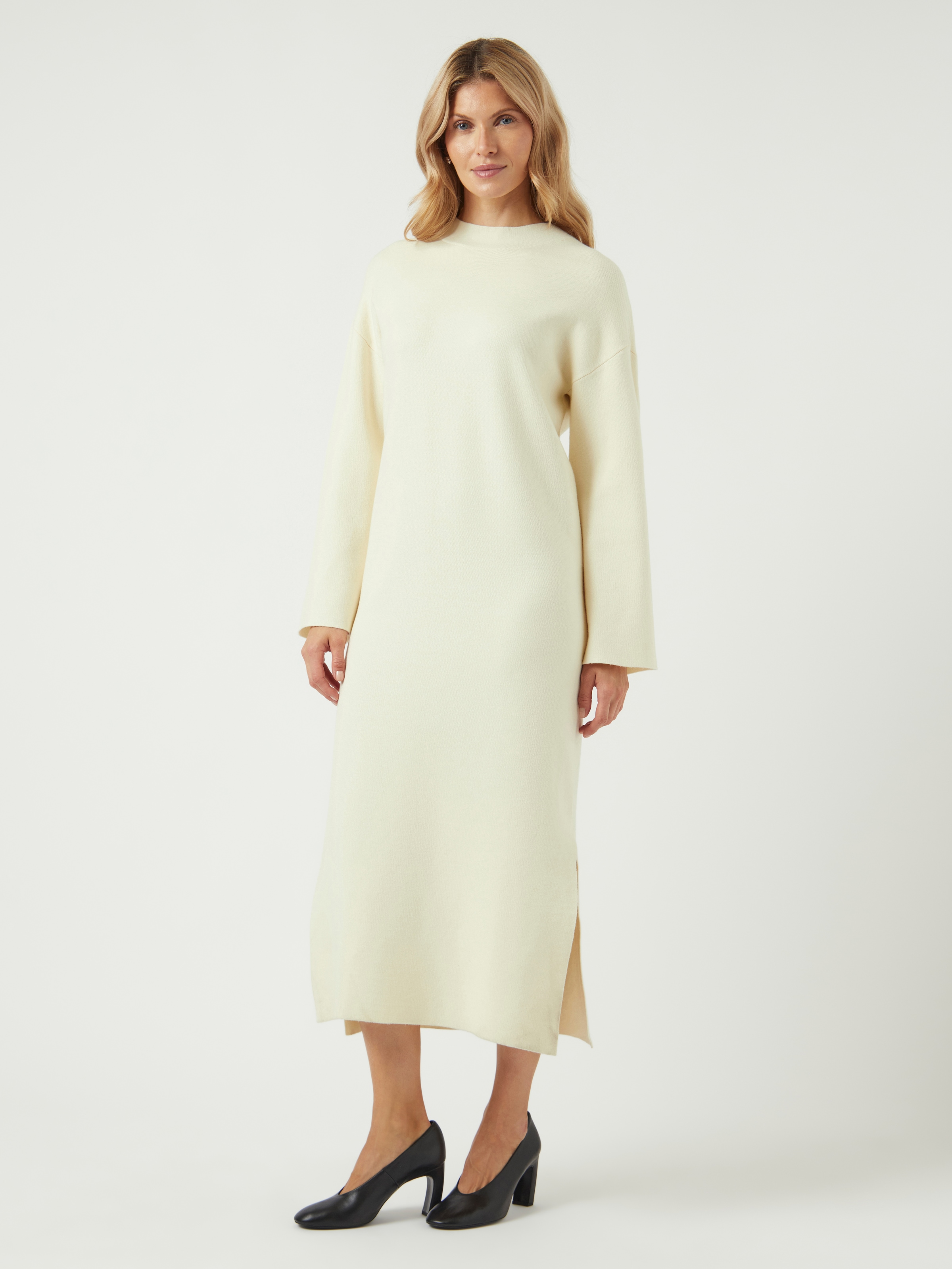 Y.A.S Strickkleid "YASELMA LS LONG KNIT DRESS S. NOOS" günstig online kaufen