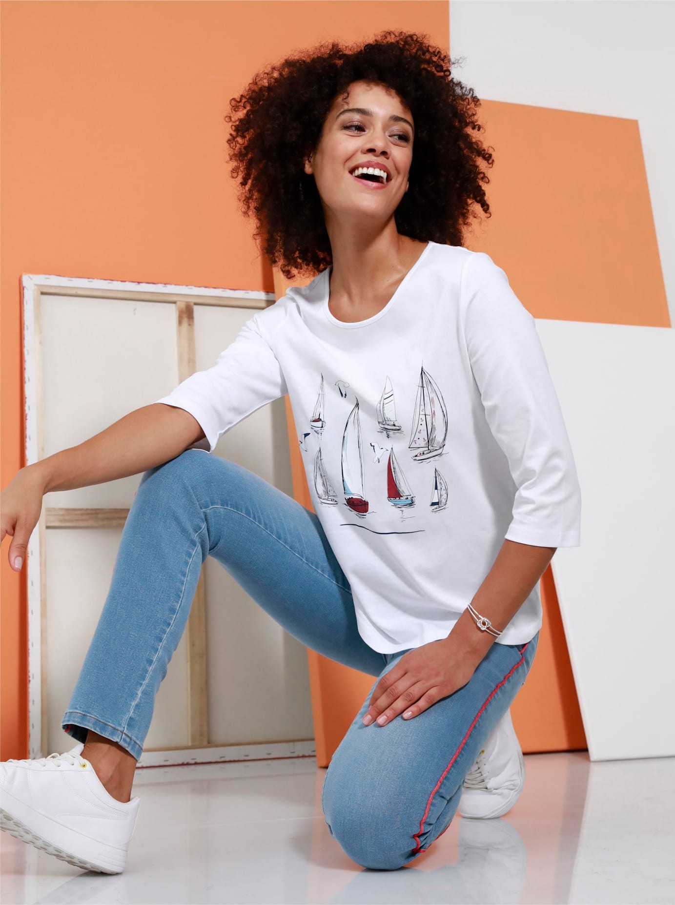 Classic Basics 3/4-Arm-Shirt "Shirt" 1 Stk. günstig online kaufen