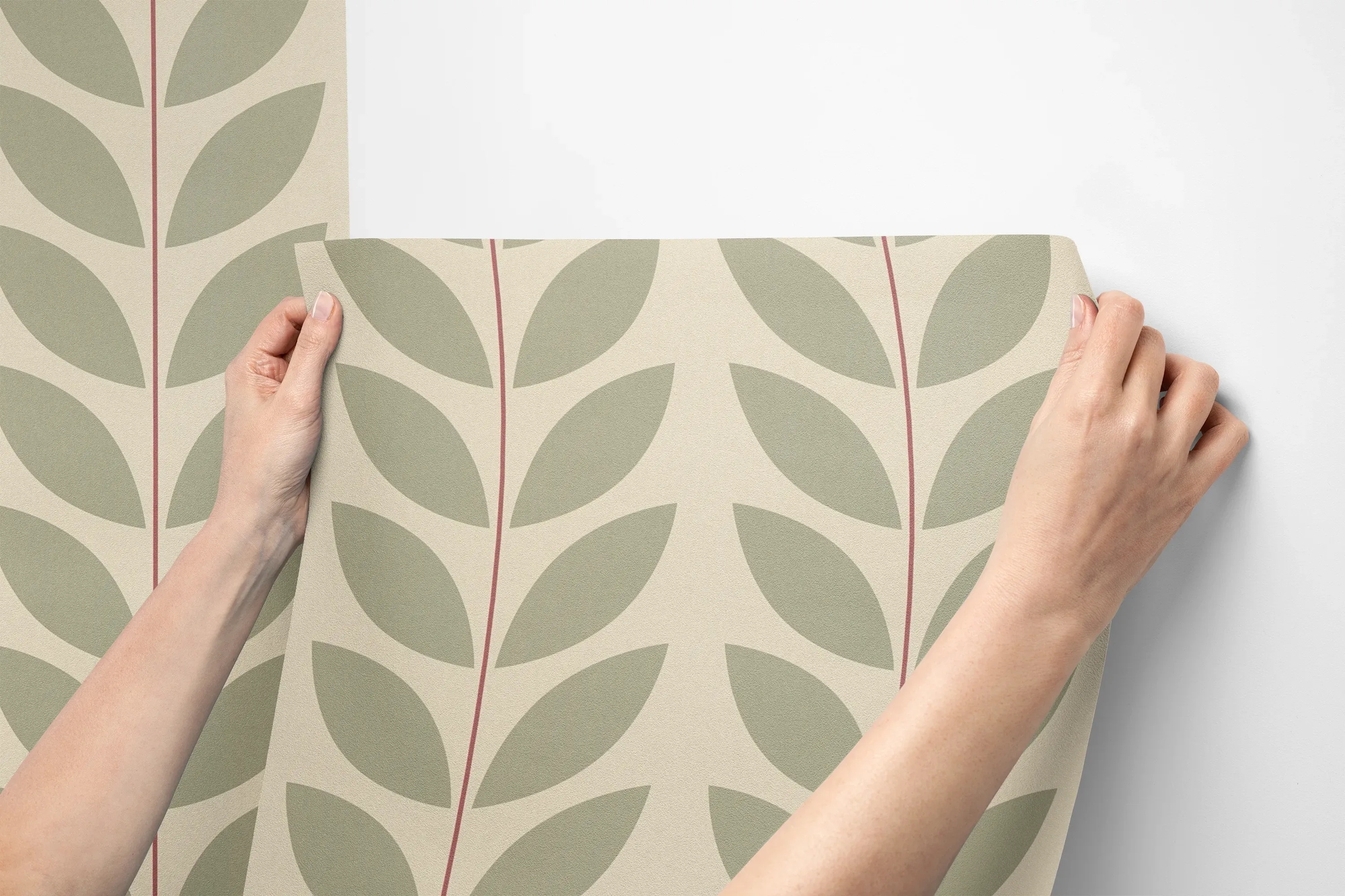 A.S. Création Vliestapete »Retro Blätter« botanisch leicht strukturiert Vliestapete Blättermotiv botanisch Retro, versch. Farben
