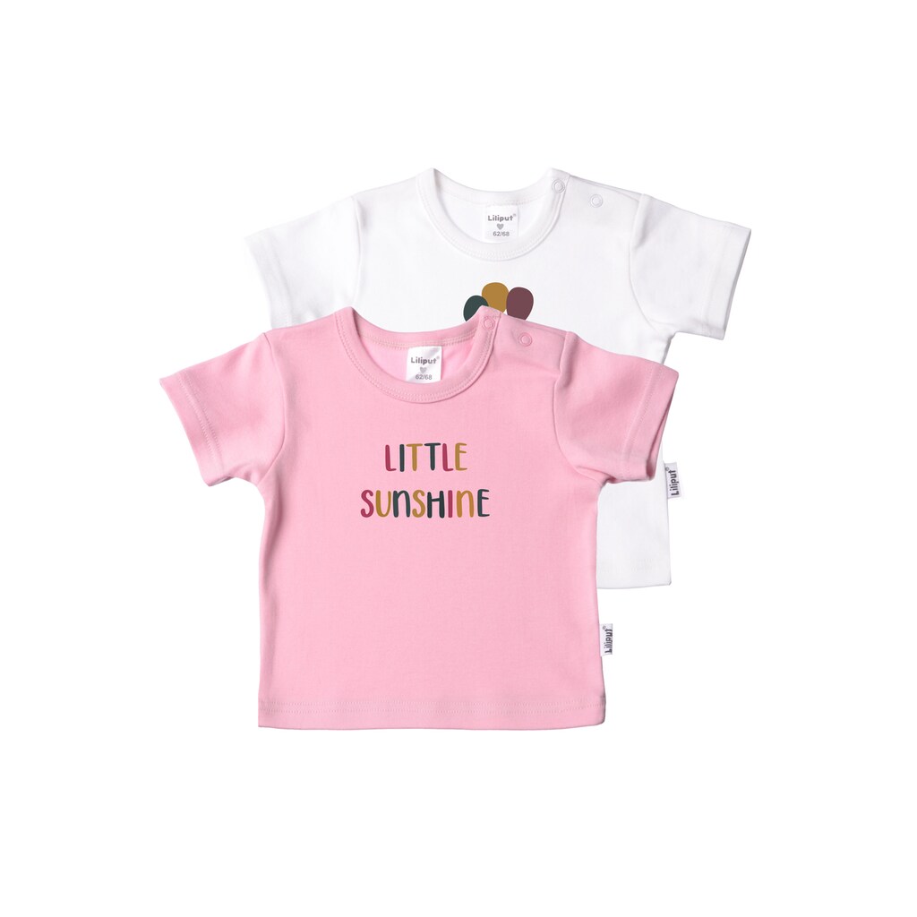 Liliput T-Shirt »Little Sunshine«, (2 tlg.), mit schönem Motivprint