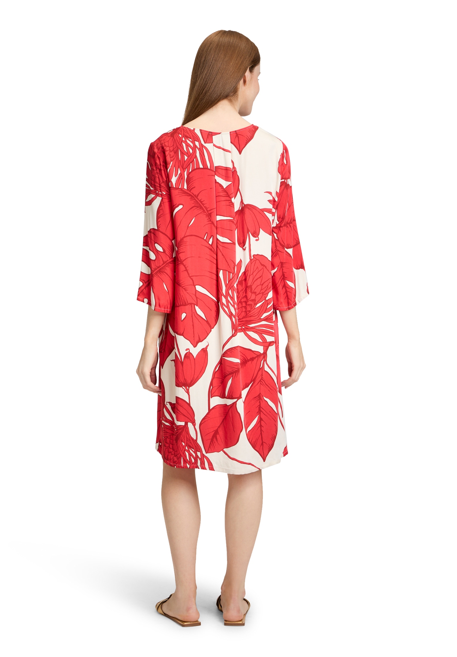 Betty Barclay Sommerkleid »Betty Barclay Sommerkleid mit V-Ausschnitt«, Form