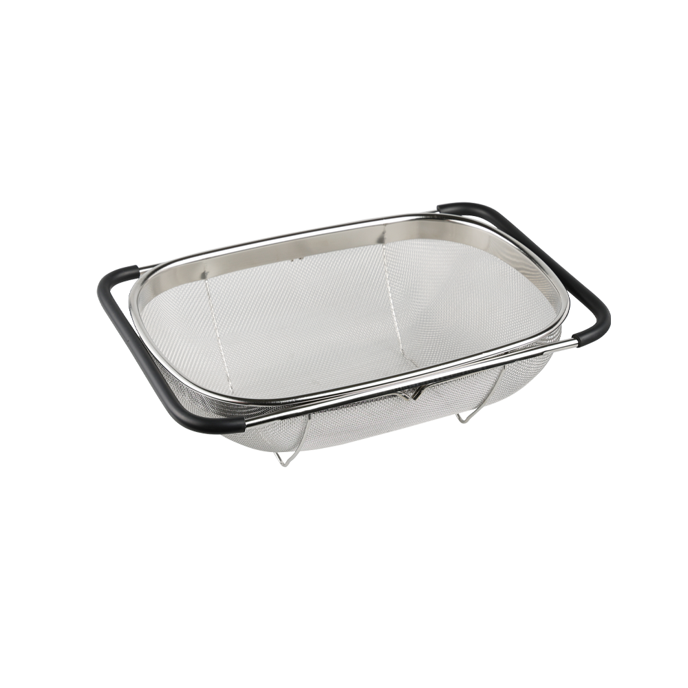 KESPER® Küchensieb »Spülbeckensieb, Edelstahl« ausziehbar von 36,5 bis 55cm
