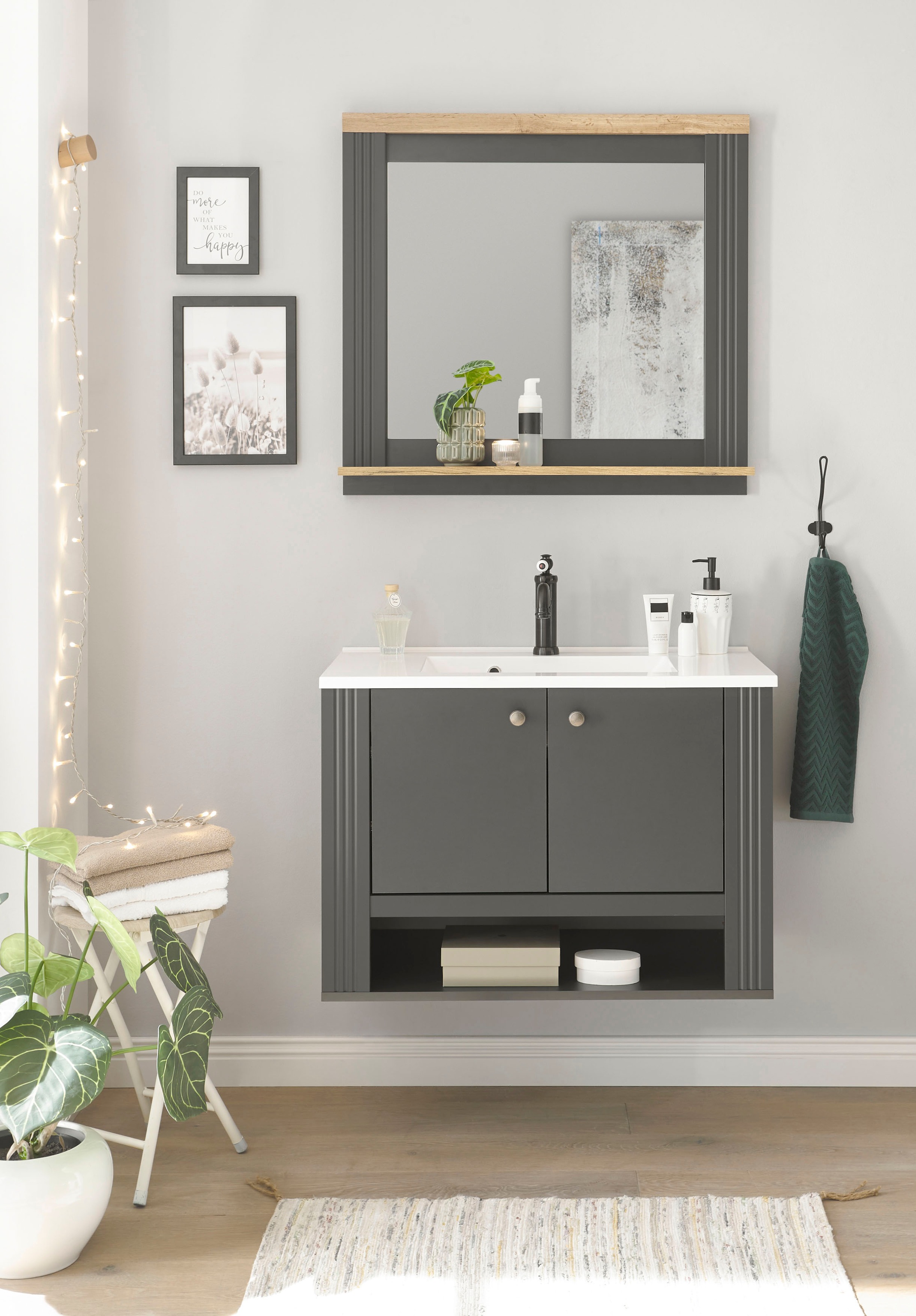 Home affaire Badmöbel-Set "WESTMINSTER, Bad im Landhausstil, 2-teiliges Bad günstig online kaufen