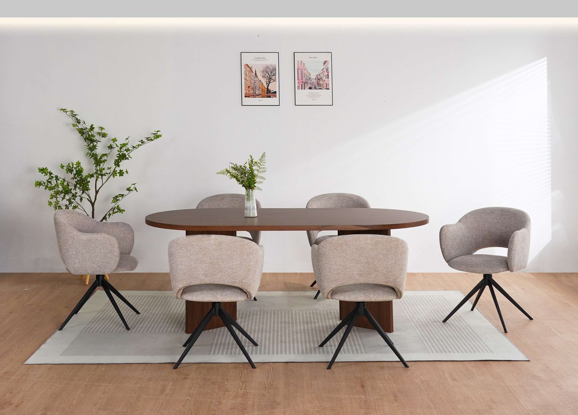 OTTO home Esszimmerstuhl "Fynnjard" (Set) 2 Stk.mit schwarzen Metallbeinen, günstig online kaufen