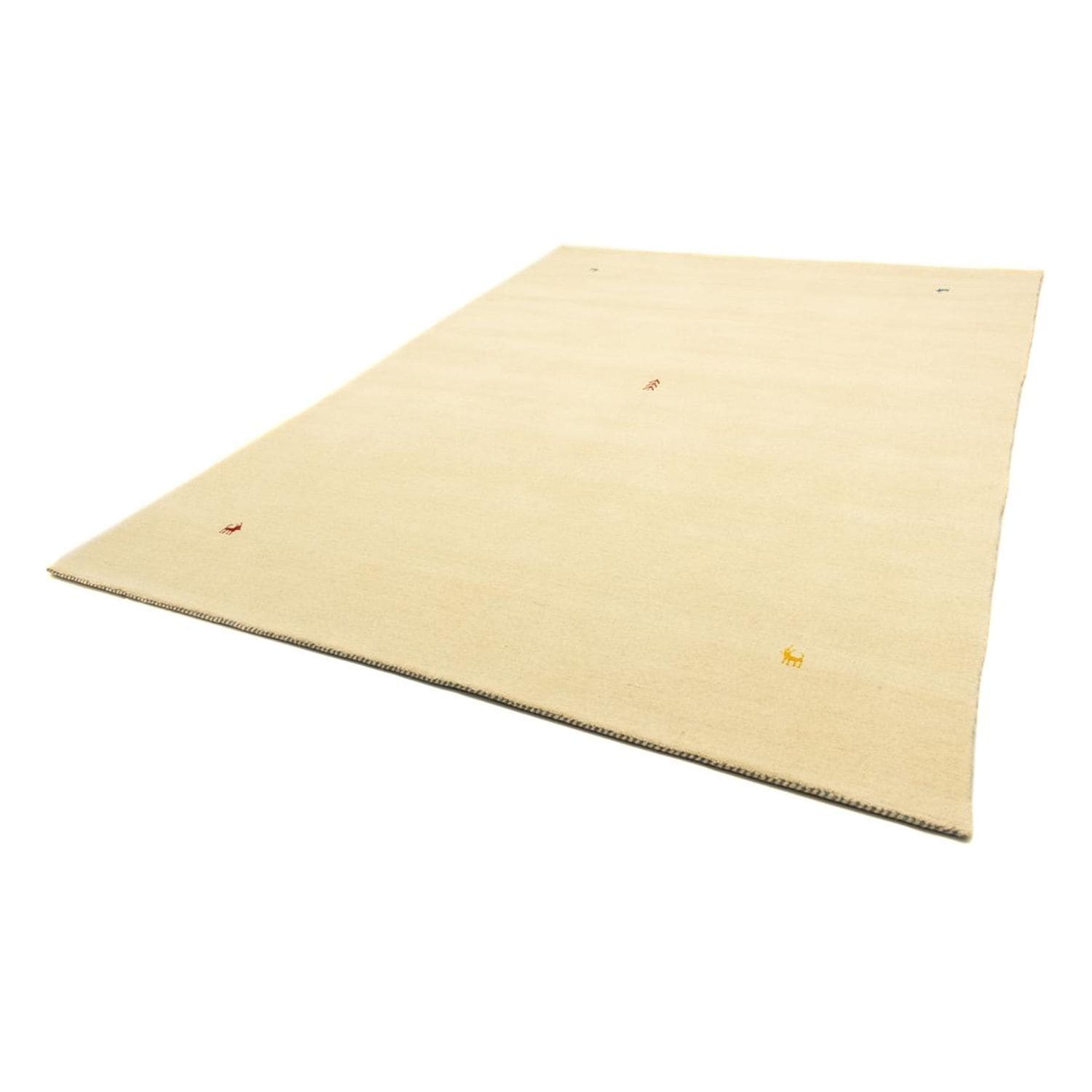 morgenland Wollteppich »Gabbeh Teppich - Indus »Deluxe« Rechteckig«, rechteckig, 1,5 mm Höhe, Sehr weicher Flor