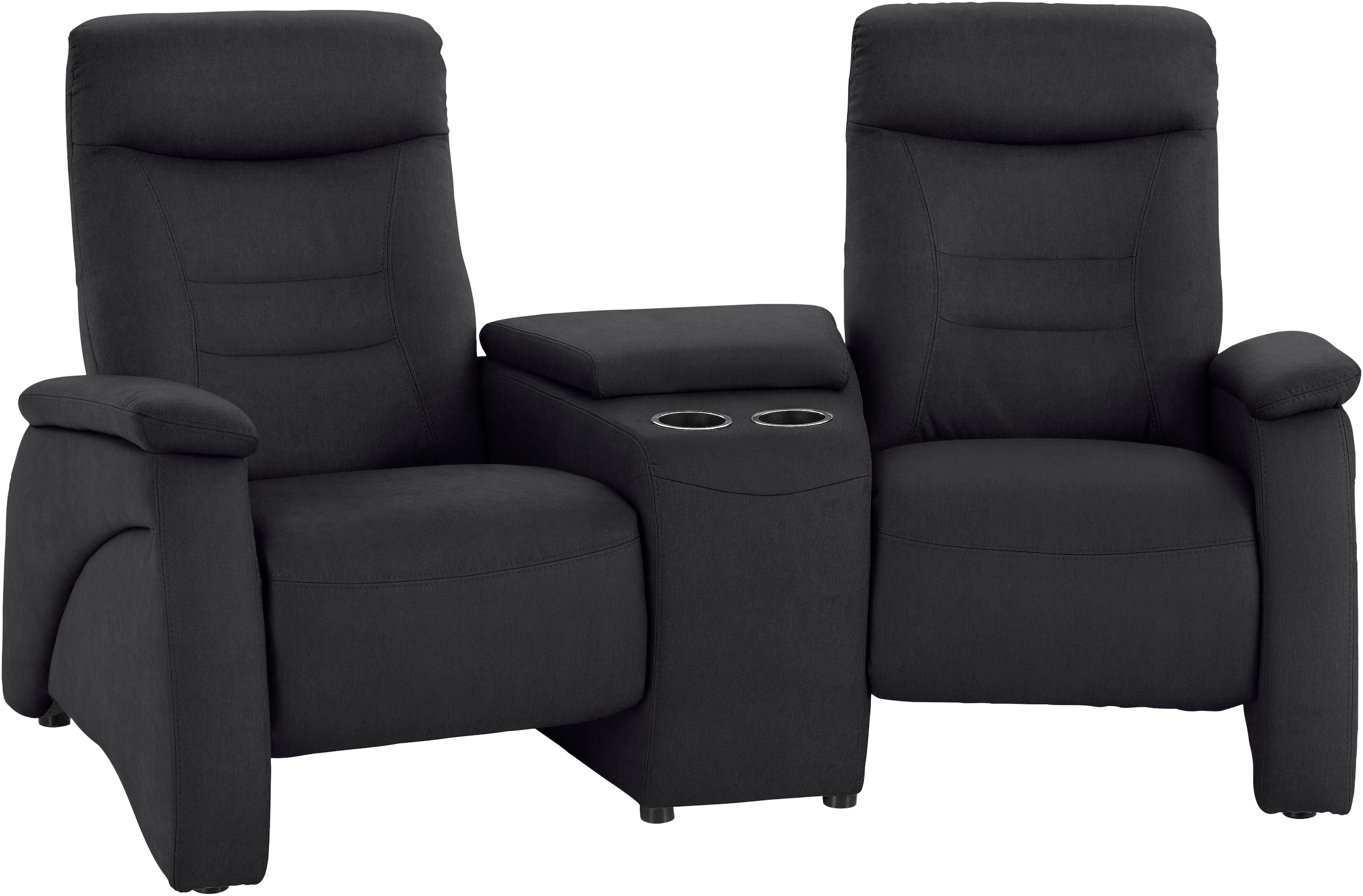 exxpo - sofa fashion 2,5-Sitzer »Ascoli, Kinosofa mit hohem Sitzkomfort, bequeme Armlehnen«, inkl. Relaxfunktion, mit Ablage und Staufach, hohe Rückenlehne