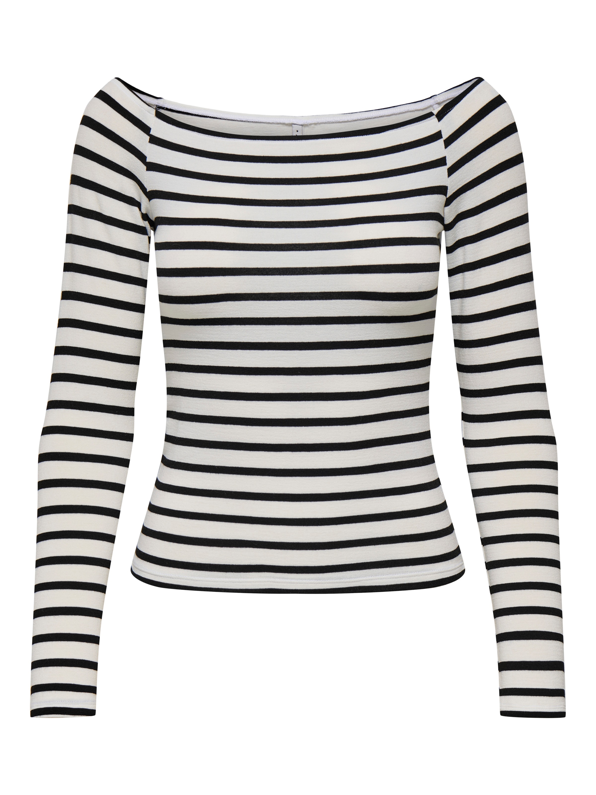 ONLY Langarmshirt »ONLGLAMOUR L/S BOAT NECK TOP BOX CC JRS«