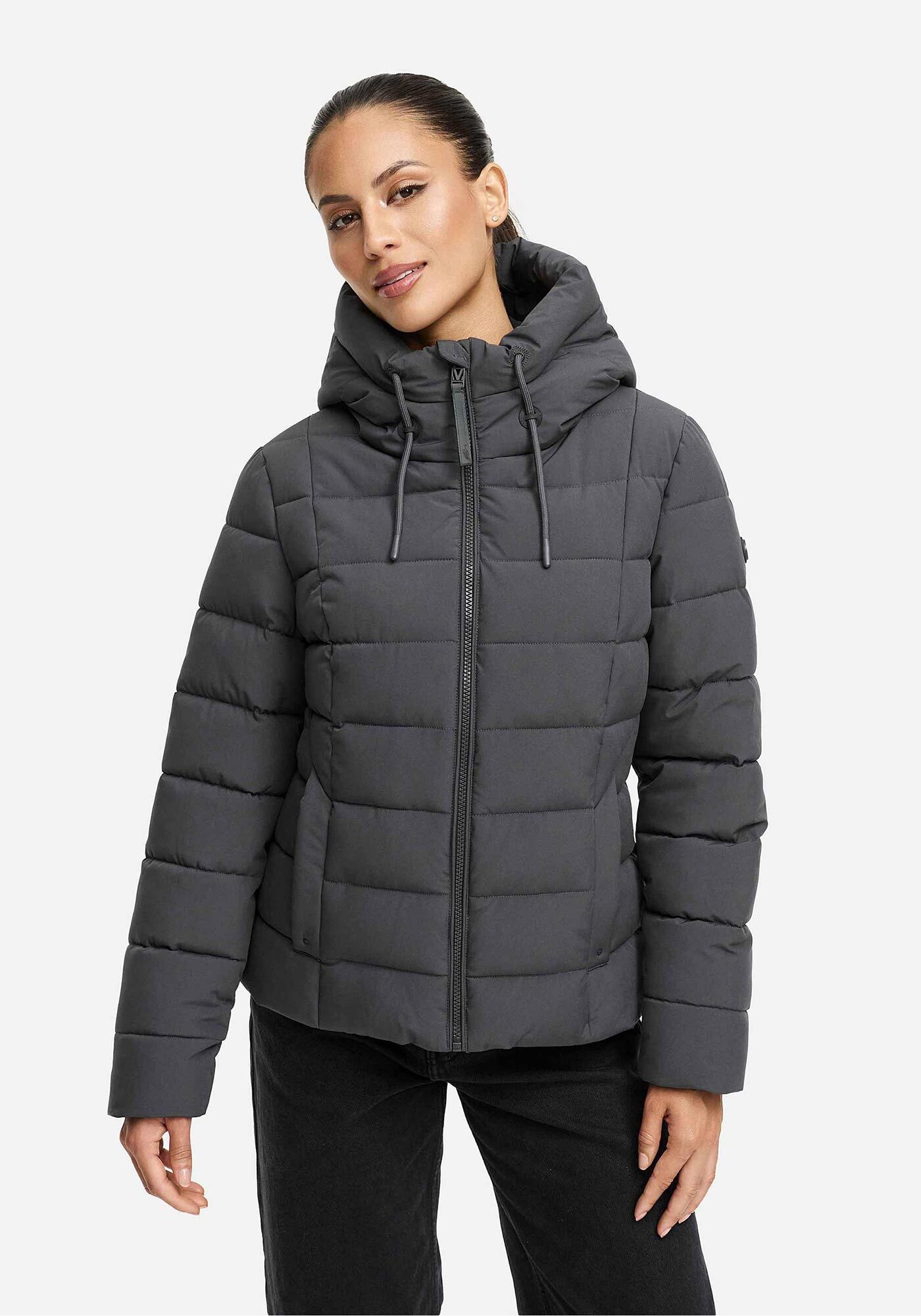 Marikoo Winterjacke "Tayenaa" mit schmaler Steppung und extra hohem Kragen günstig online kaufen