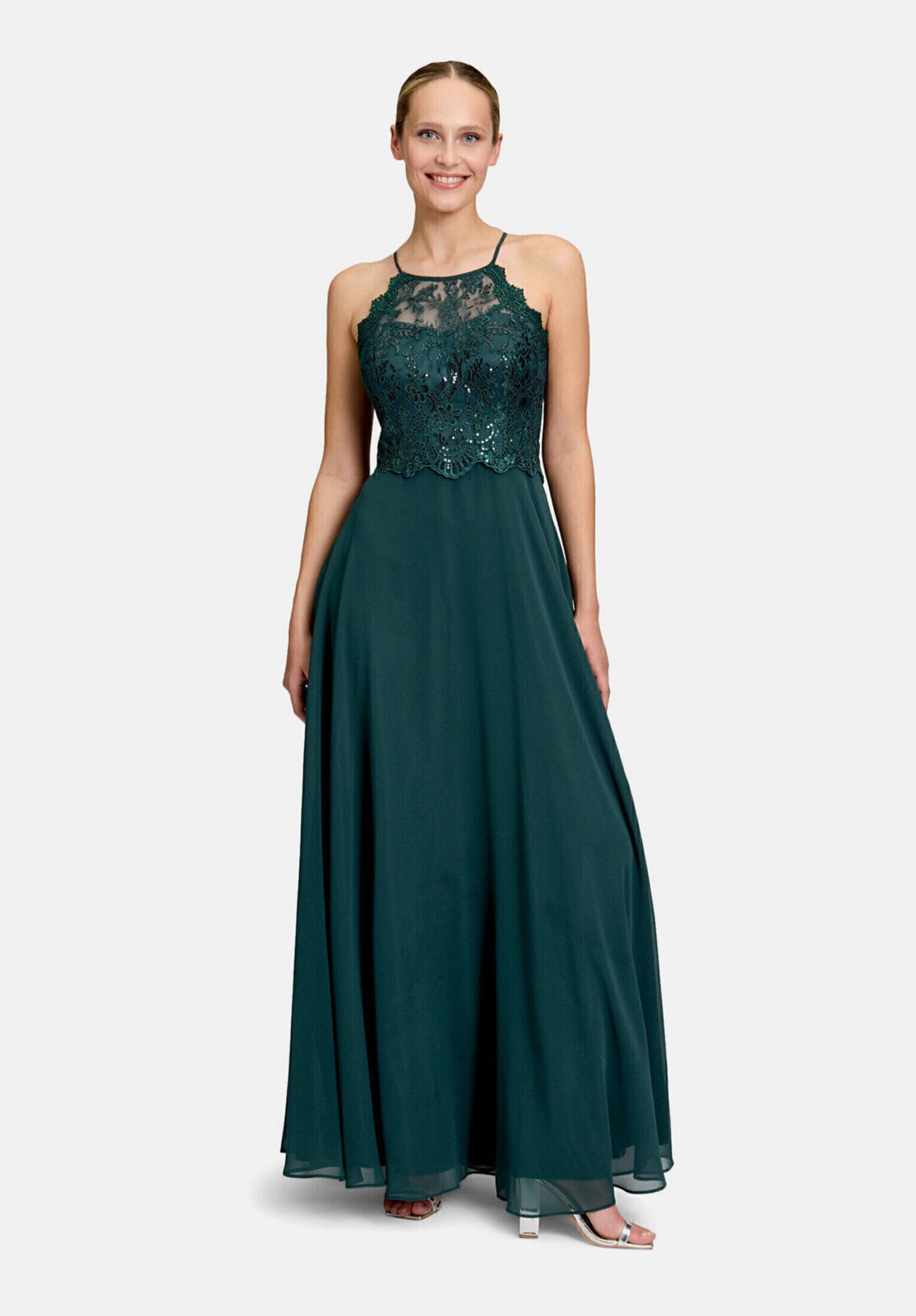 Vera Mont Abendkleid "Damen rückenfrei" Ohne Tasche Spitze