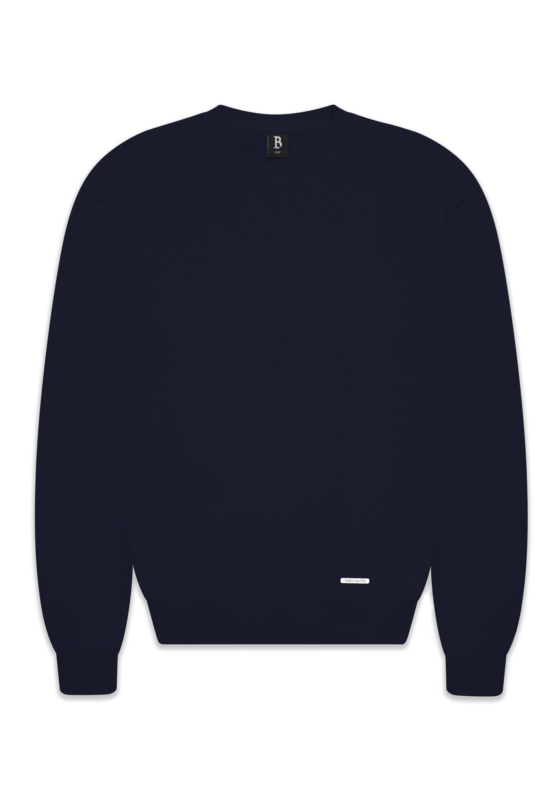 Dropsize Rundhalspullover "Dropsize Herren Super Heavy Blank Sweater" 1 Stk.