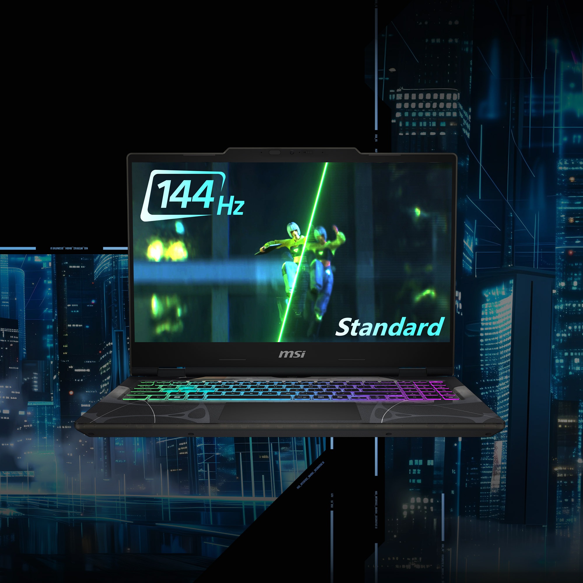 MSI Gaming-Notebook »Cyborg 15 B2RWFKG-401« 39,6 cm / 15,6 ″ Intel Core 7 GeForce RTX 5060 512 GB SSD