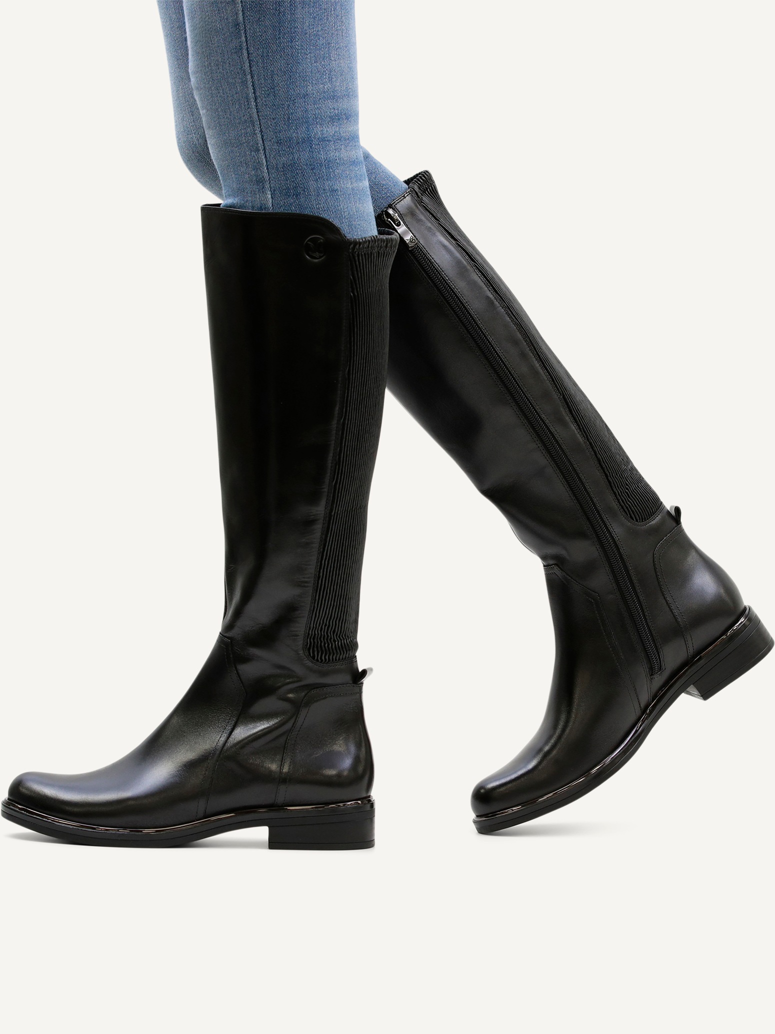 Thumbnail - Caprice Stiefel, Blockabsatz, Langschäfter, Businessstiefel in bequemer Weite