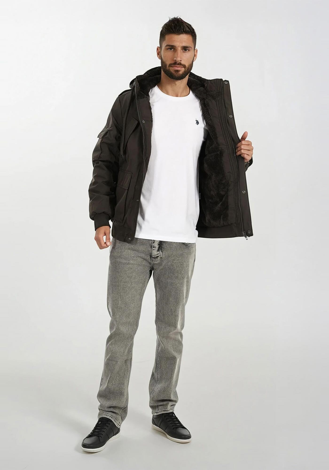 Alessandro Salvarini ASNehlo Men Winter Jacket Dark Gray 3XL 2