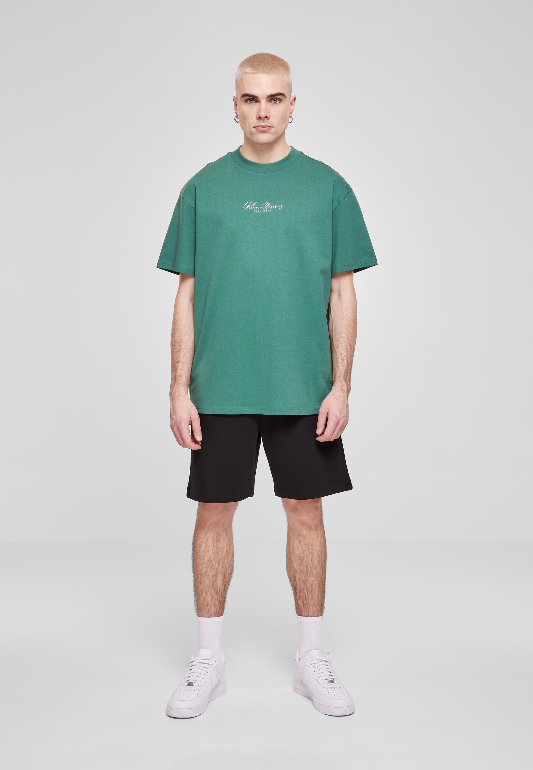 URBAN CLASSICS T-Shirt »Urban Classics Herren Oversized Mid Embroidery Tee«, (1 tlg.)