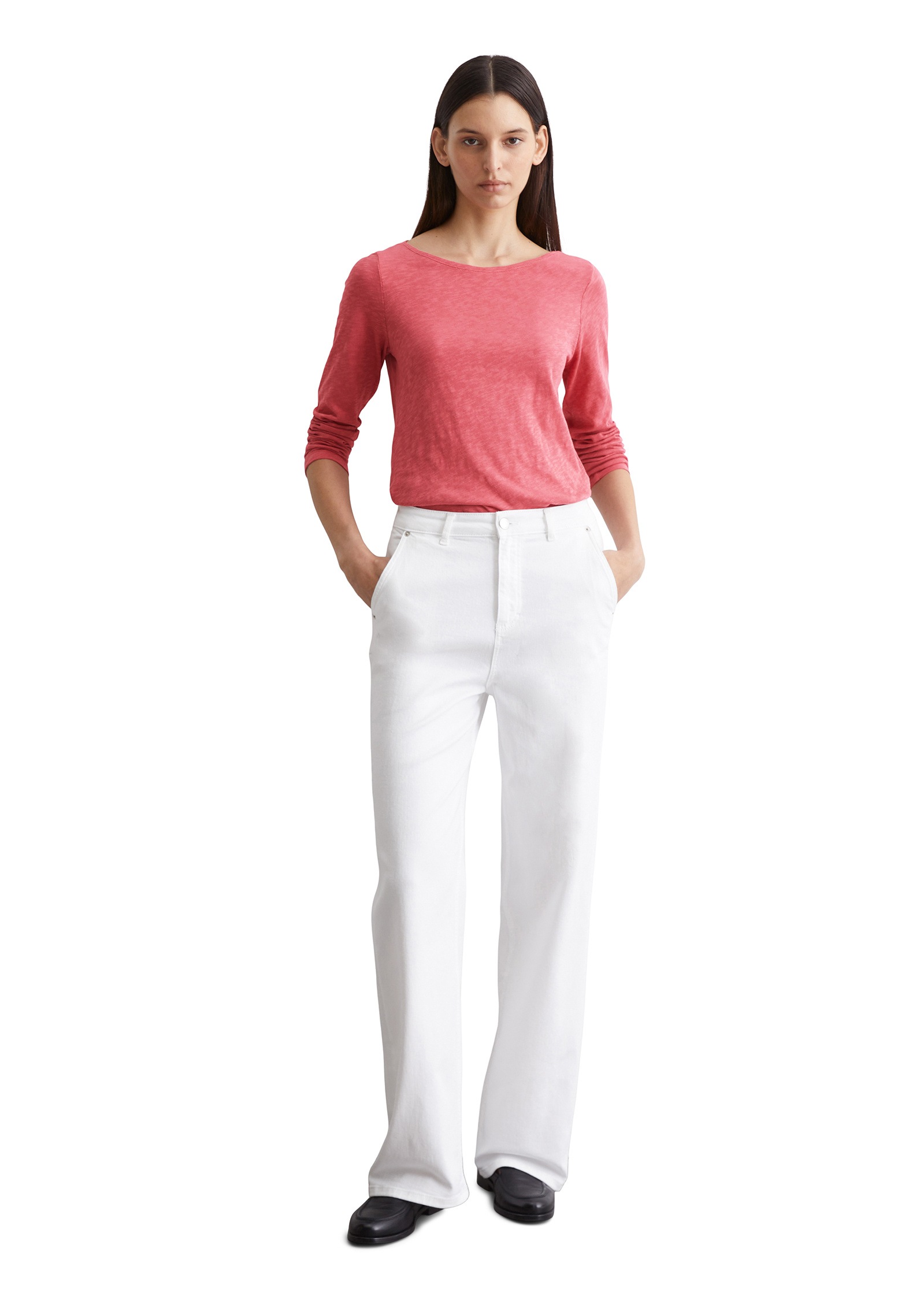 Marc O'Polo Langarmshirt »aus Slub Jersey«