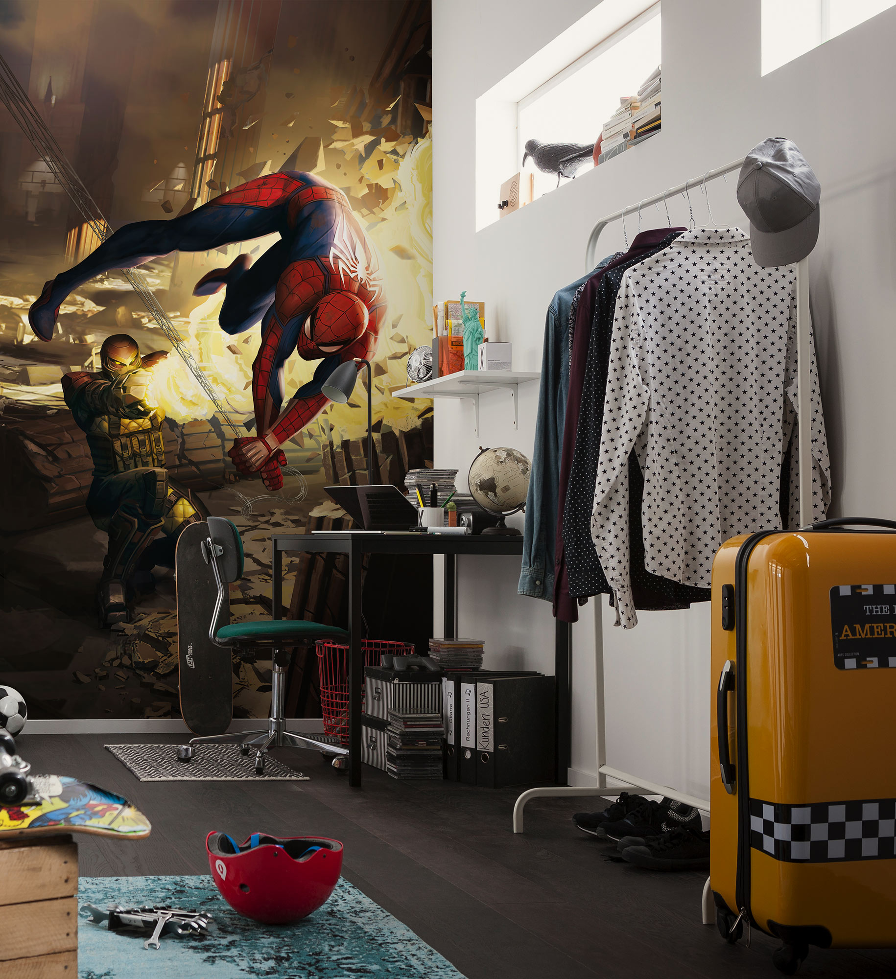 Komar Kindertapete "Marvel Spider-Man Dodge" bedruckt glatt