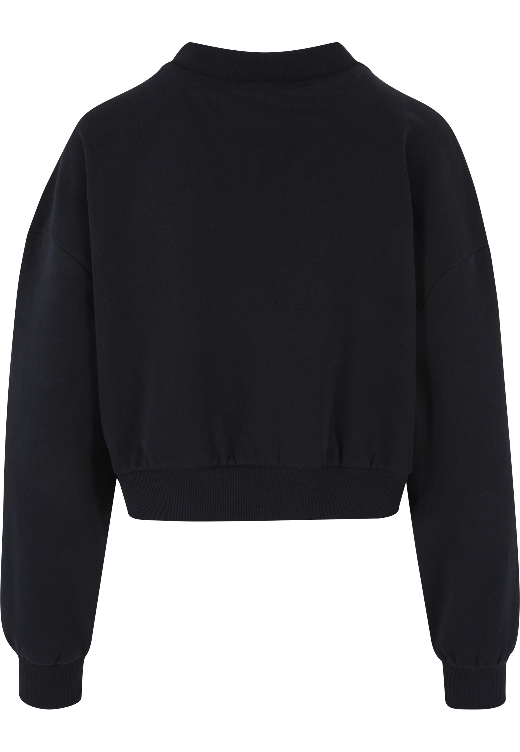 URBAN CLASSICS Sweater »Urban Classics Damen Ladies Cropped V-Neck«
