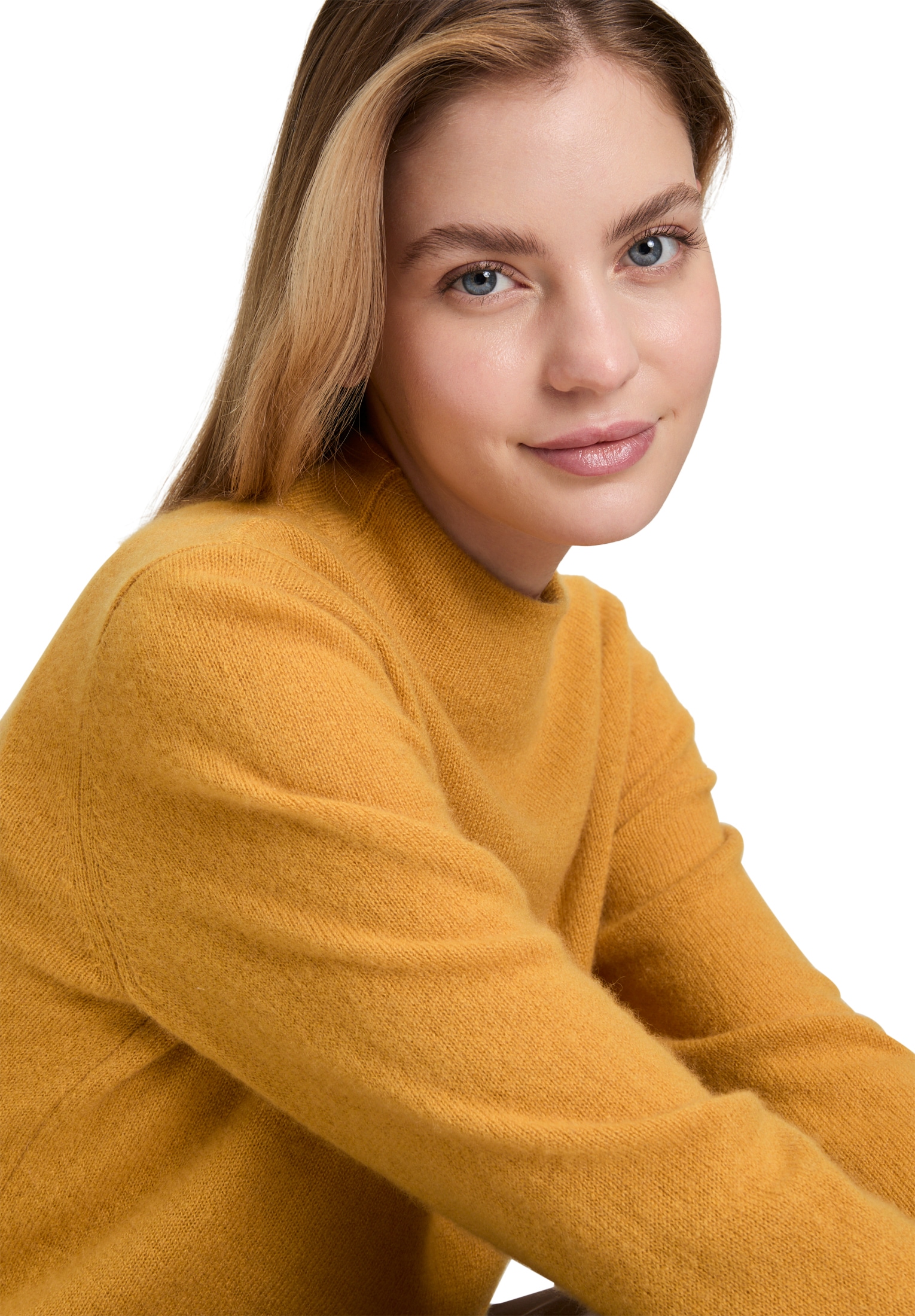 Betty Barclay Strickpullover »Betty Barclay Damen Kaschmir-Pullover mit Stehkragen«, (1 tlg.)